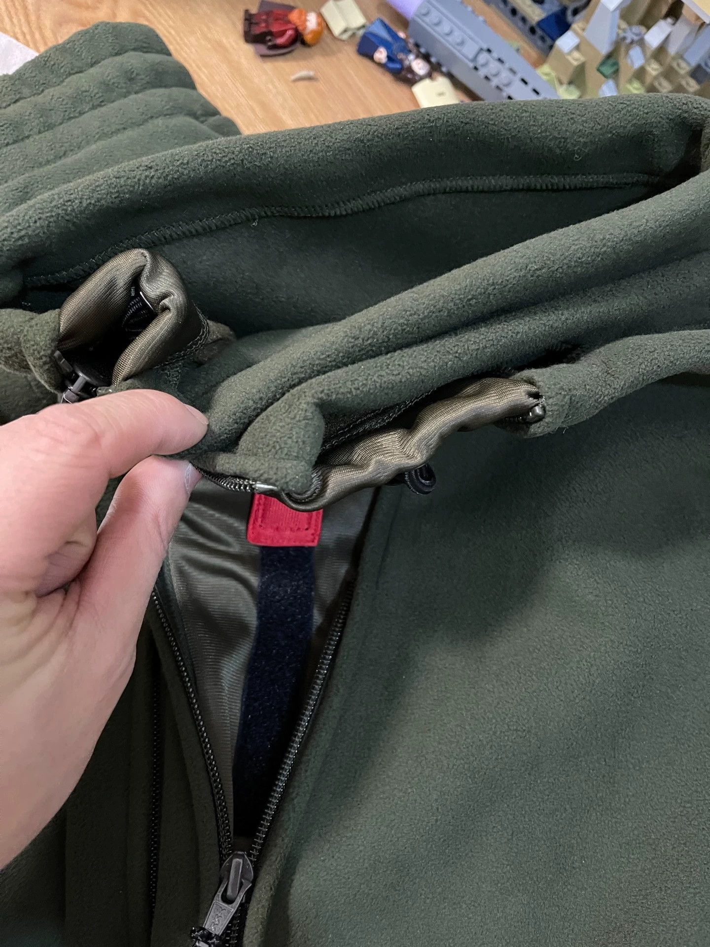 N.Hoolywood Relaxed Straight Fleece Joggers in Green Size US 30 / EU 46 - 5 Thumbnail