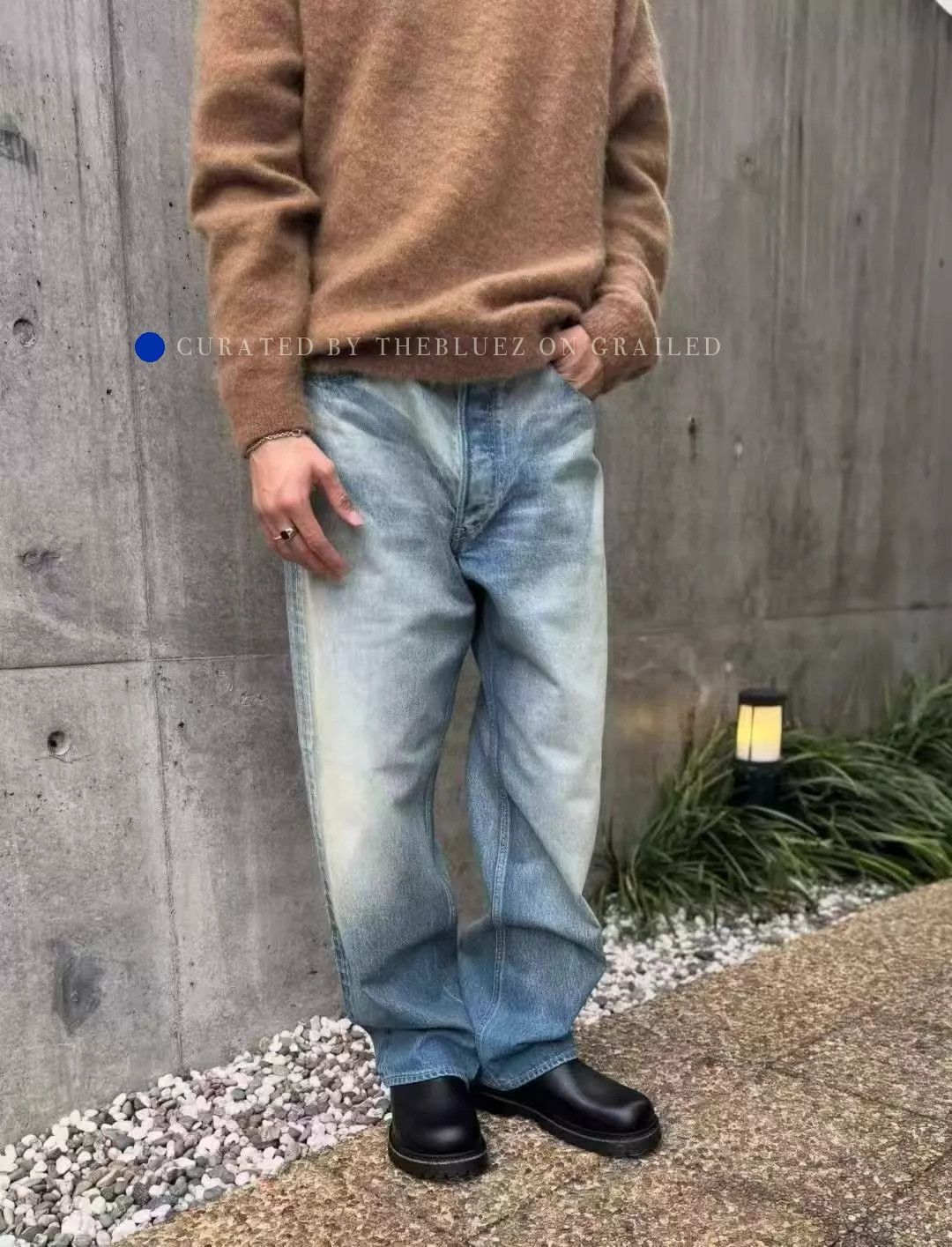 Auralee Faded Heavy Denim Wide Jeans Size US 32 / EU 48 - 7 Thumbnail