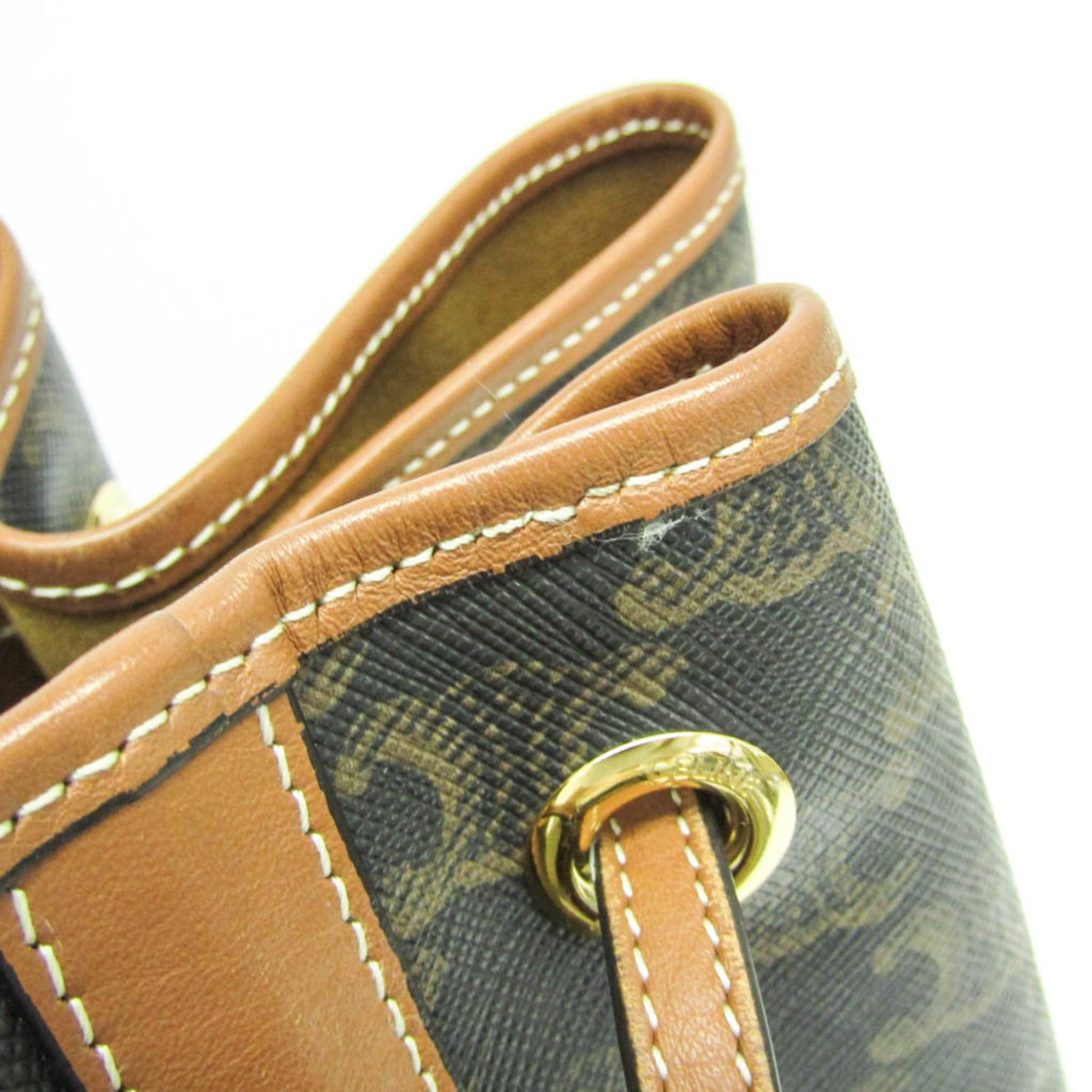 Celine Celine Triomphe Medium Sailor Bag Women,Men PVC,Leather Shoulder Bag Brown,Dark Brown Size ONE SIZE - 10 Thumbnail