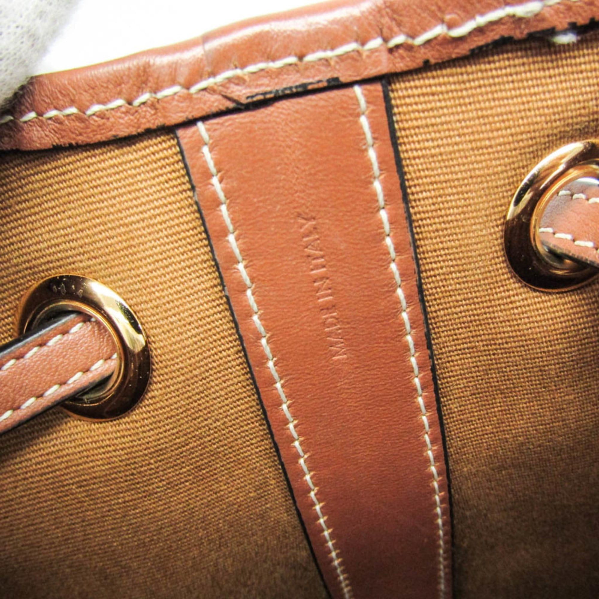 Celine Celine Triomphe Medium Sailor Bag Women,Men PVC,Leather Shoulder Bag Brown,Dark Brown Size ONE SIZE - 19 Thumbnail