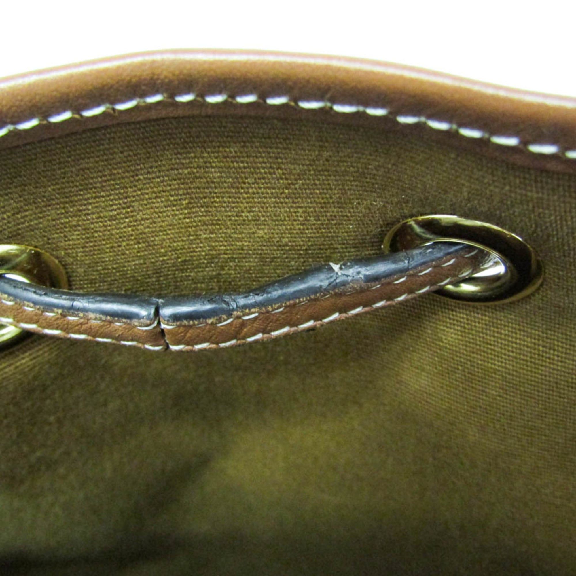 Celine Celine Triomphe Medium Sailor Bag Women,Men PVC,Leather Shoulder Bag Brown,Dark Brown Size ONE SIZE - 15 Thumbnail
