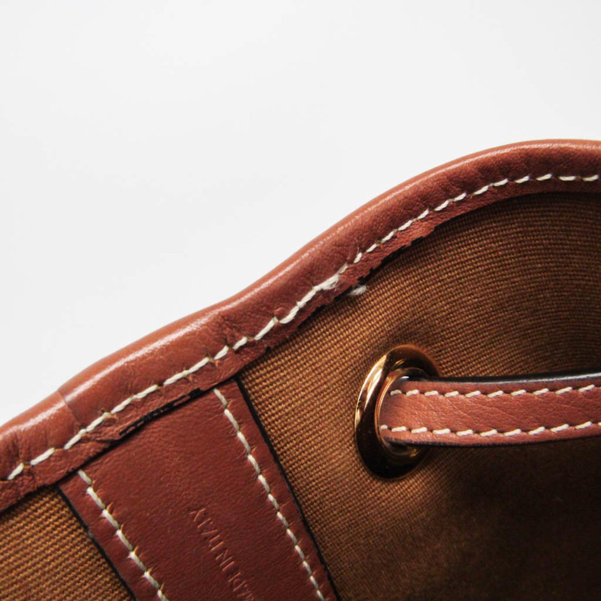 Celine Celine Triomphe Medium Sailor Bag Women,Men PVC,Leather Shoulder Bag Brown,Dark Brown Size ONE SIZE - 16 Thumbnail