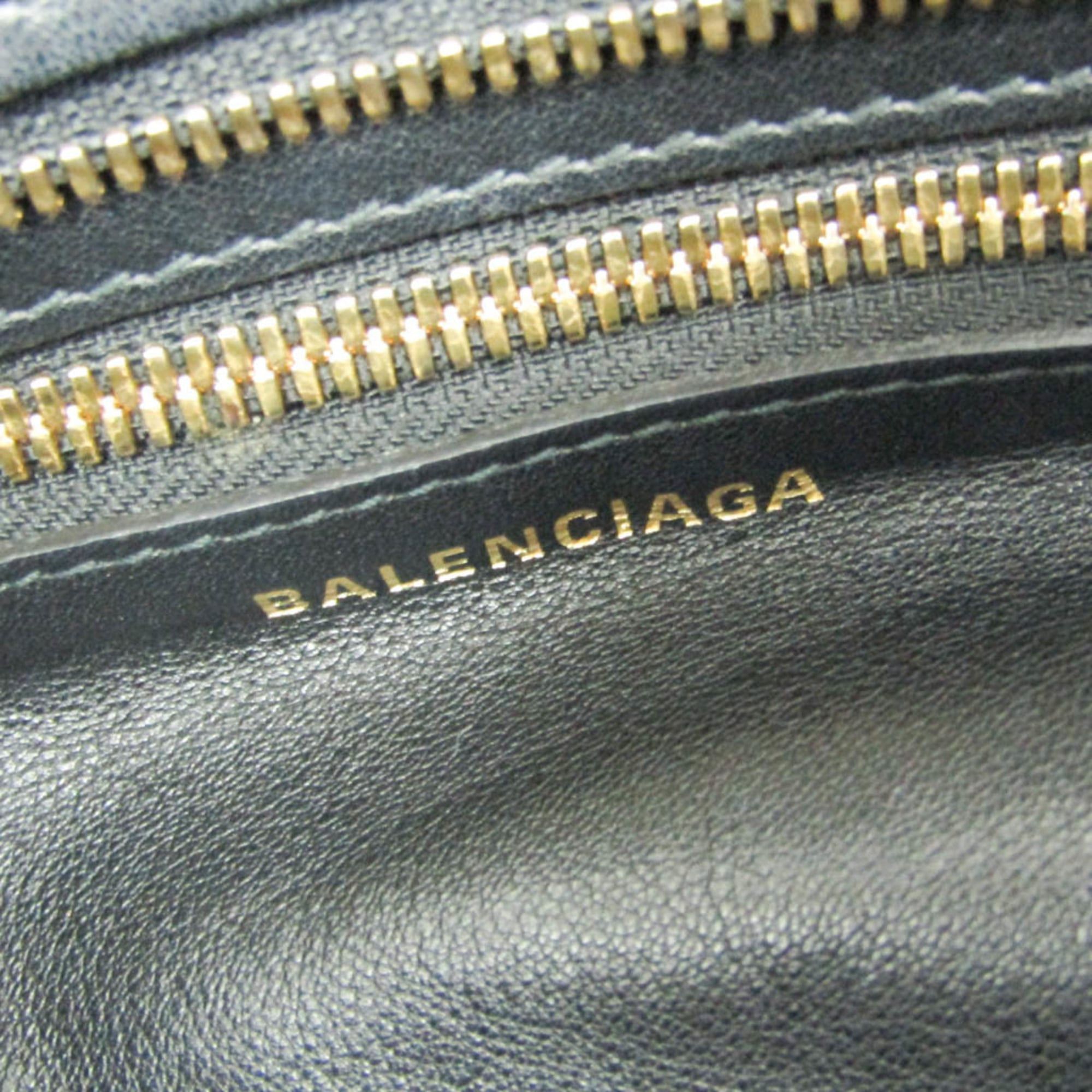 Balenciaga Balenciaga Laundry Cabas XS Fringe 517842 Women's Leather Handbag,Shoulder Bag Black Size ONE SIZE - 19 Thumbnail