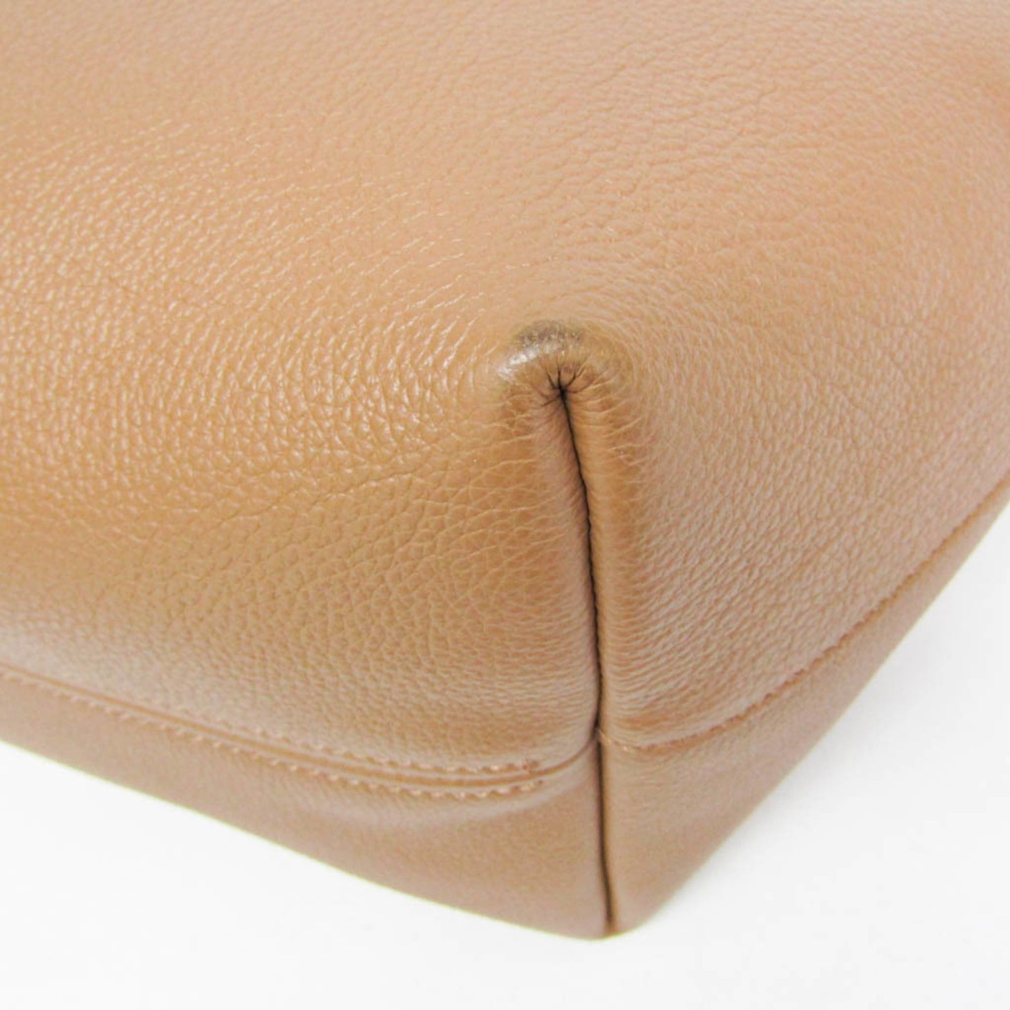 Chloe Chloé Marcy Women's Leather Tote Bag Beige Size ONE SIZE - 5 Thumbnail
