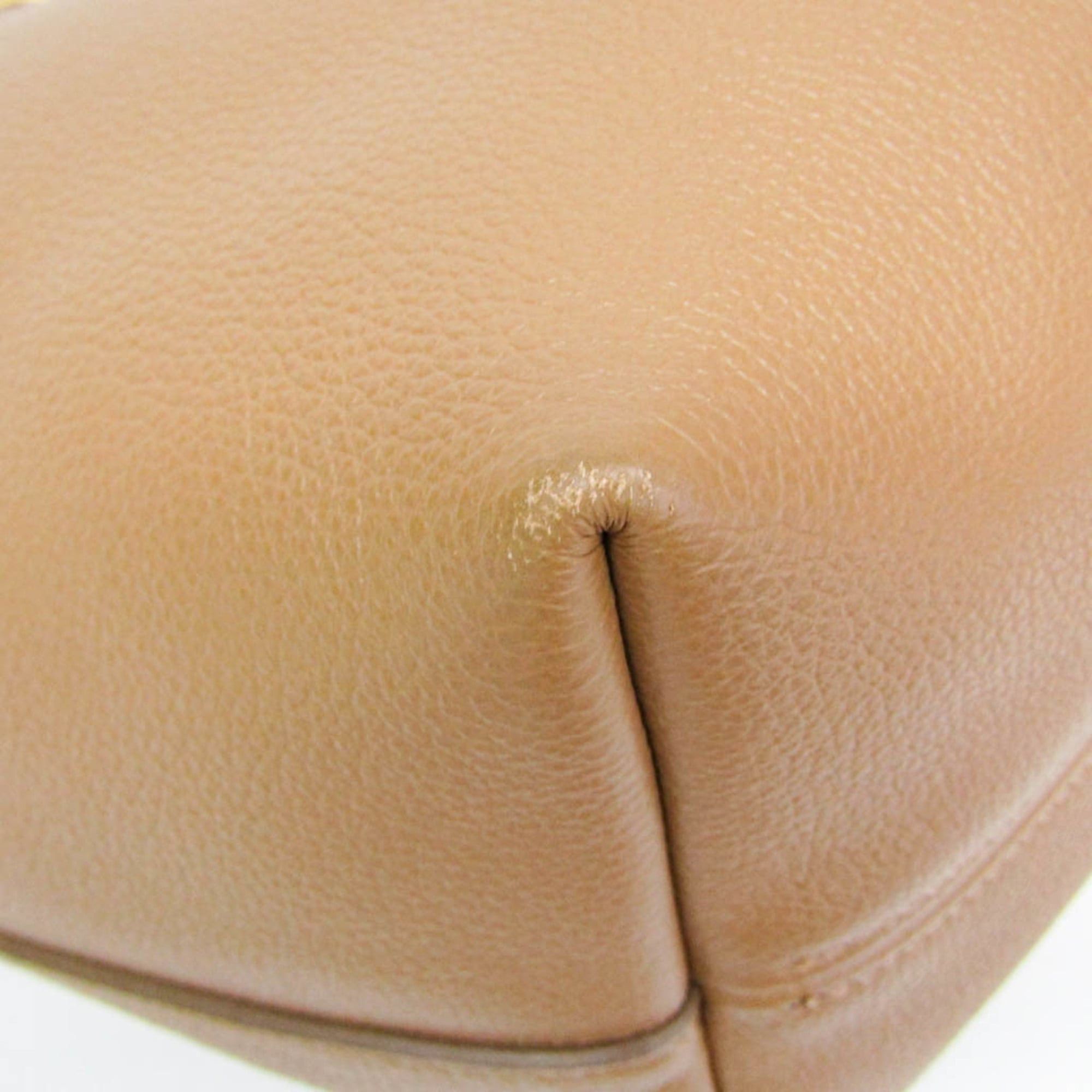 Chloe Chloé Marcy Women's Leather Tote Bag Beige Size ONE SIZE - 4 Thumbnail