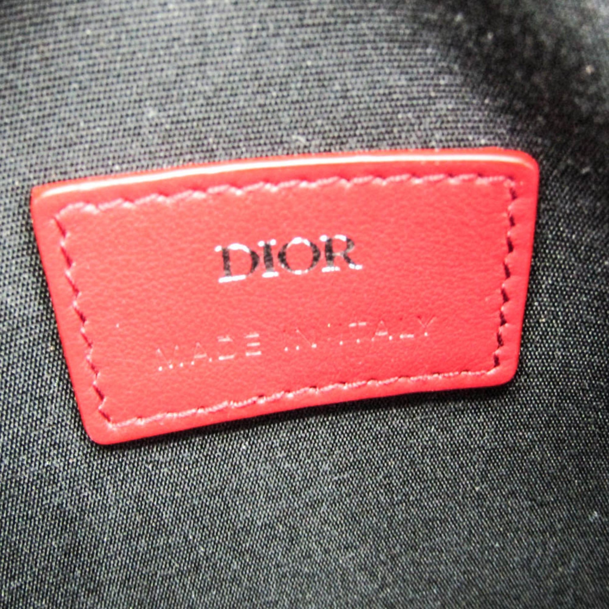 Dior Christian Dior Oblique 2ESBC265CLP Men,Women Leather Shoulder Bag Red Color Size ONE SIZE - 17 Thumbnail