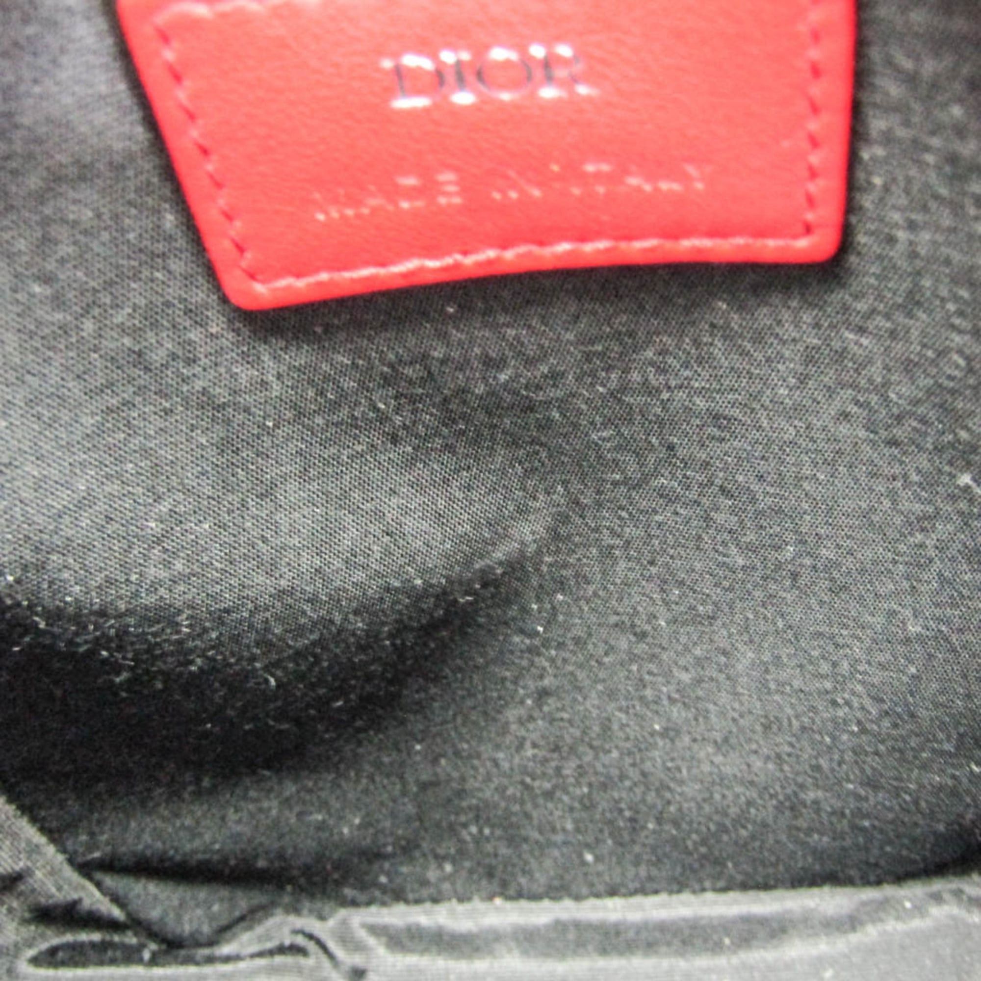 Dior Christian Dior Oblique 2ESBC265CLP Men,Women Leather Shoulder Bag Red Color Size ONE SIZE - 16 Thumbnail