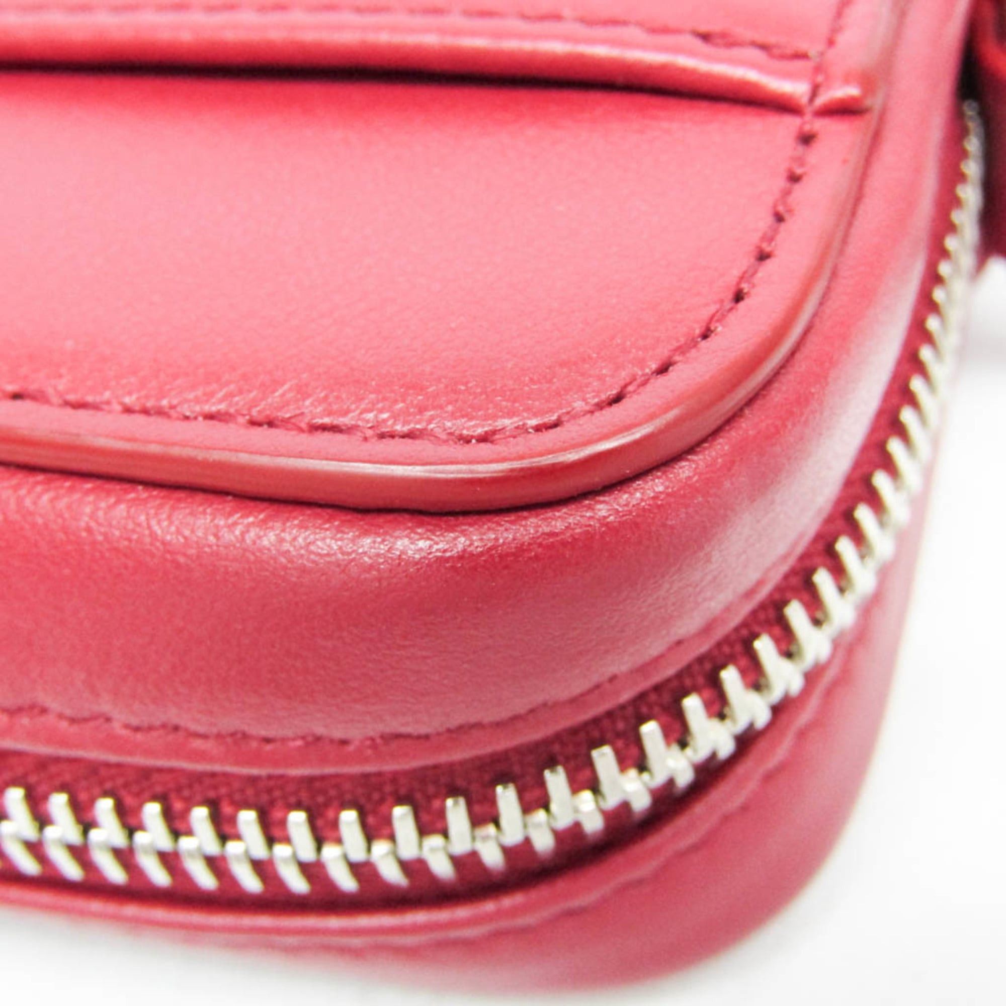Dior Christian Dior Oblique 2ESBC265CLP Men,Women Leather Shoulder Bag Red Color Size ONE SIZE - 10 Thumbnail