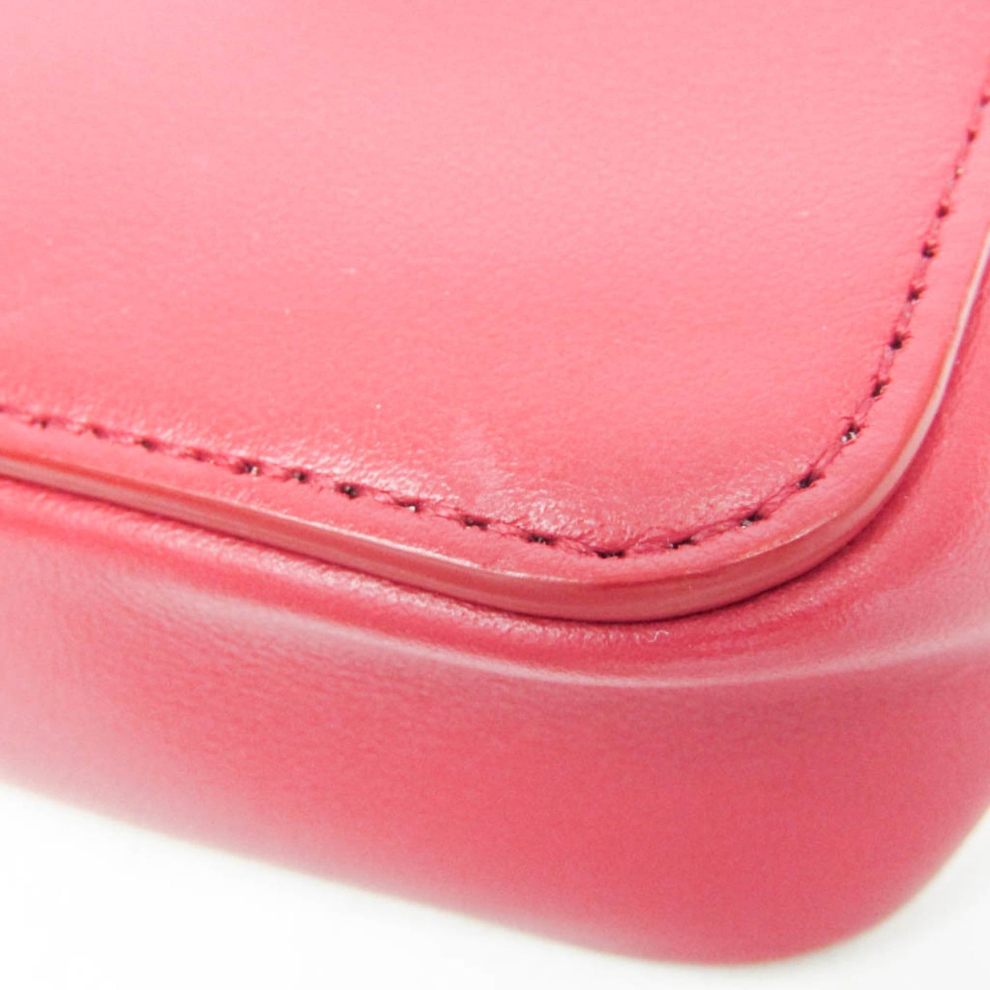 Dior Christian Dior Oblique 2ESBC265CLP Men,Women Leather Shoulder Bag Red Color Size ONE SIZE - 4 Thumbnail