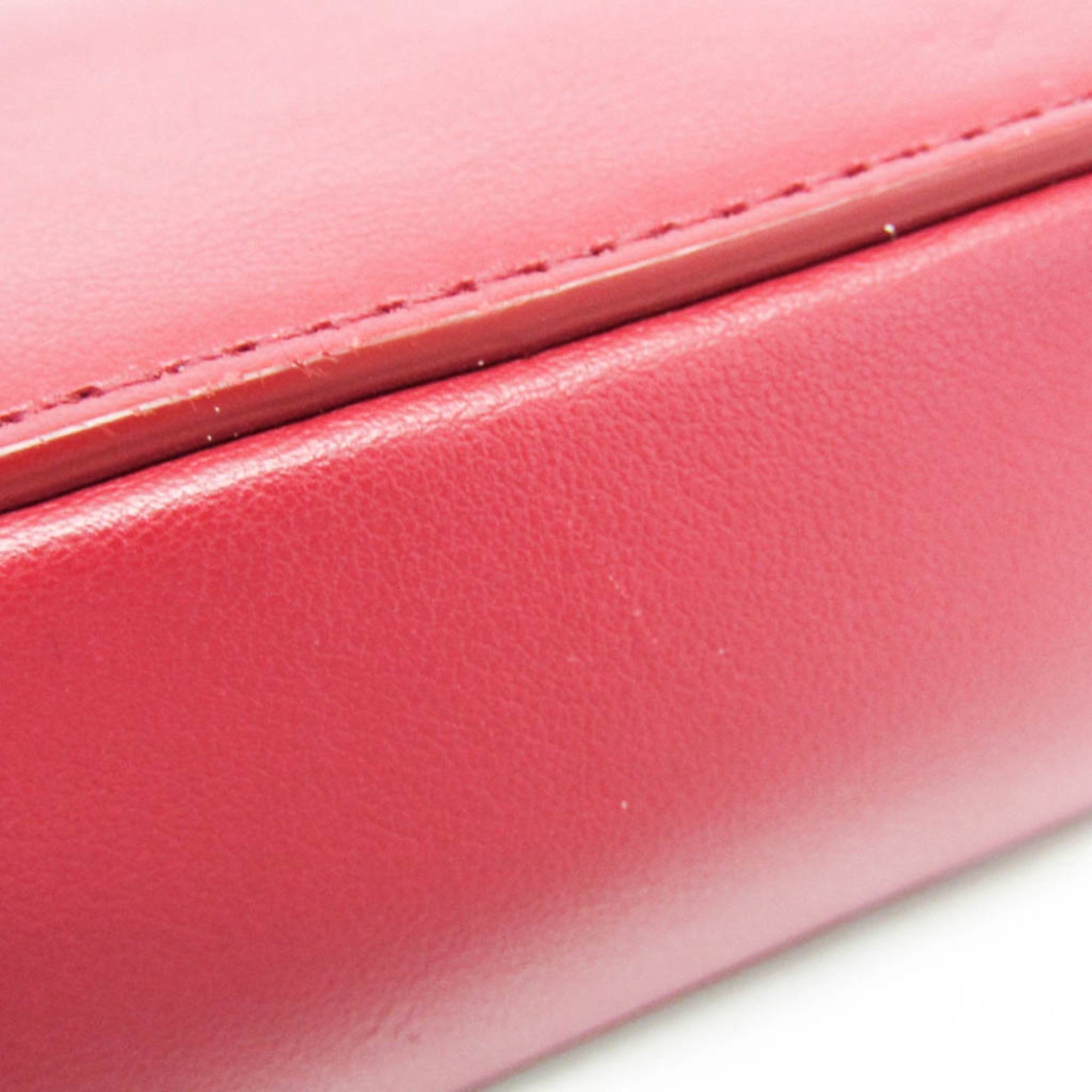 Dior Christian Dior Oblique 2ESBC265CLP Men,Women Leather Shoulder Bag Red Color Size ONE SIZE - 6 Thumbnail