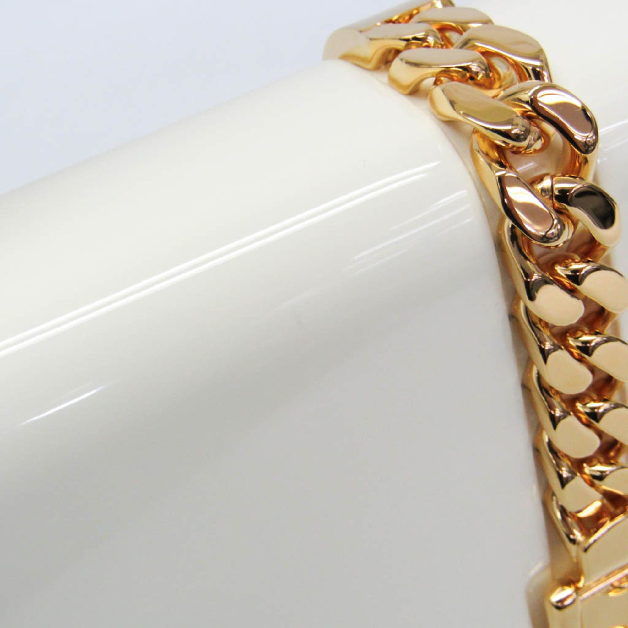 Gucci Gucci Sylvie 1969 Acrylic Mini 589482 Women's Acrylic Handbag,Shoulder Bag White Size ONE SIZE - 8 Thumbnail
