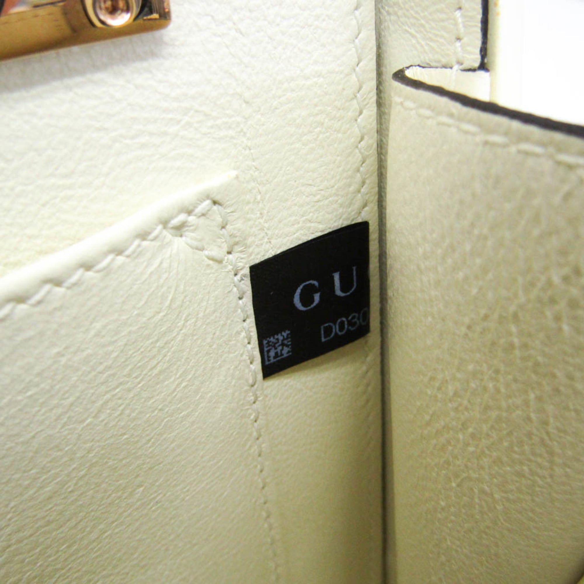 Gucci Gucci Sylvie 1969 Acrylic Mini 589482 Women's Acrylic Handbag,Shoulder Bag White Size ONE SIZE - 18 Thumbnail