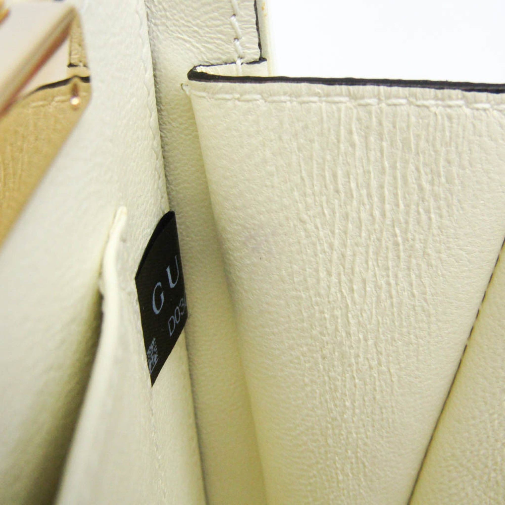 Gucci Gucci Sylvie 1969 Acrylic Mini 589482 Women's Acrylic Handbag,Shoulder Bag White Size ONE SIZE - 15 Thumbnail