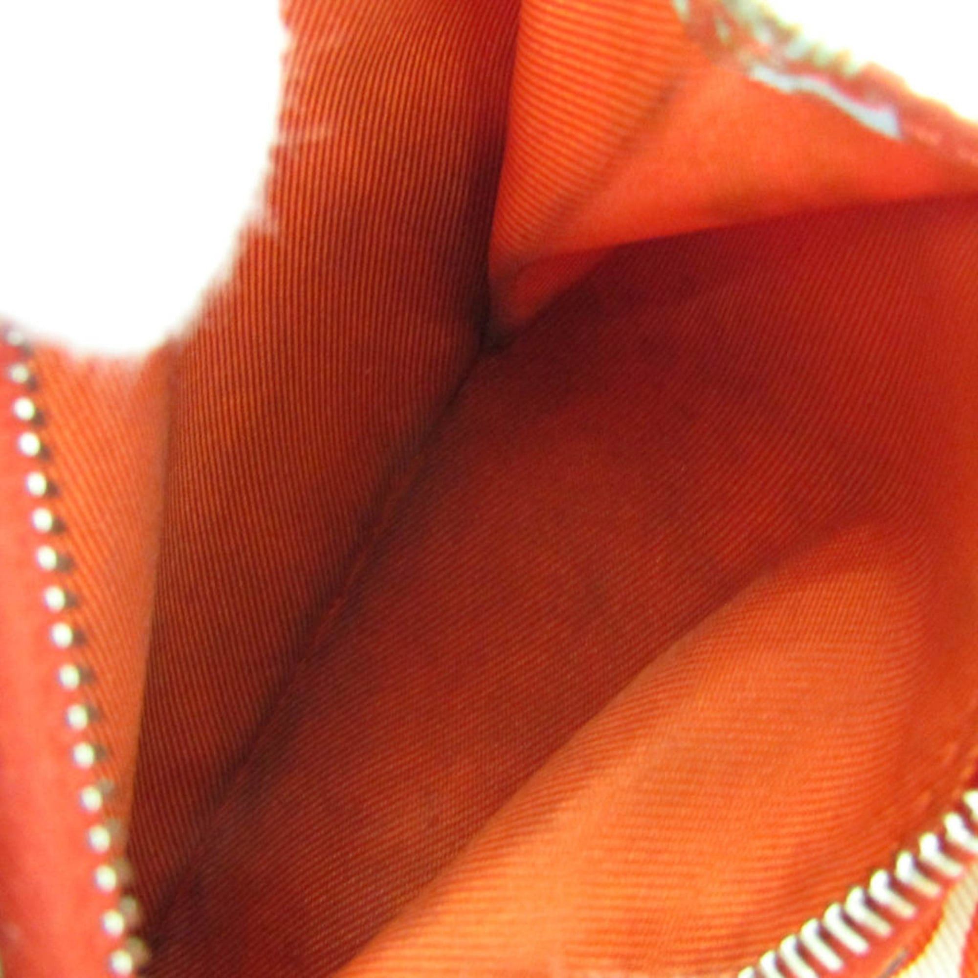 Hermes Hermes Azap Silk In Compact Women's Epsom Leather Coin Purse/coin Case Orange,White Size ONE SIZE - 4 Thumbnail