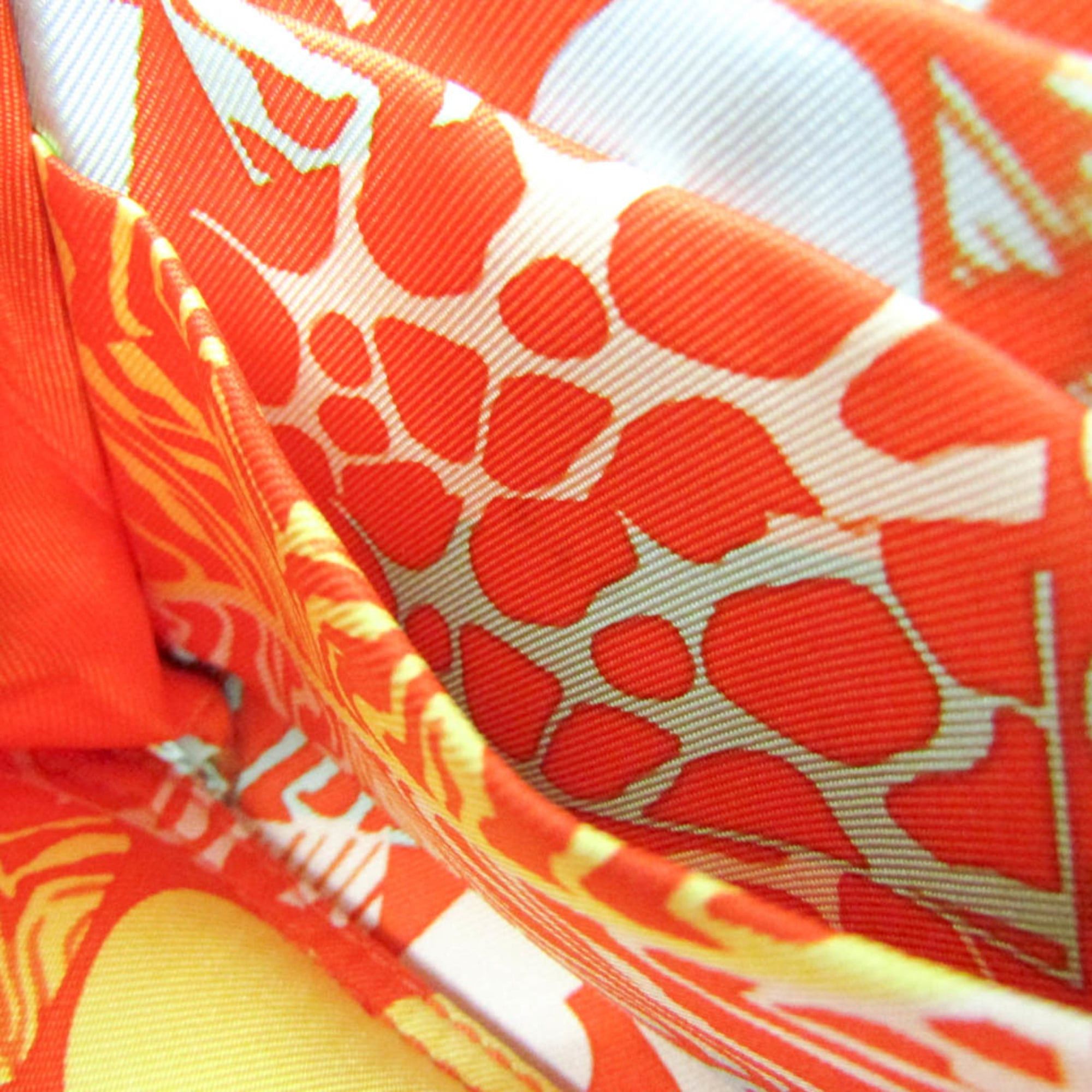 Hermes Hermes Azap Silk In Compact Women's Epsom Leather Coin Purse/coin Case Orange,White Size ONE SIZE - 14 Thumbnail