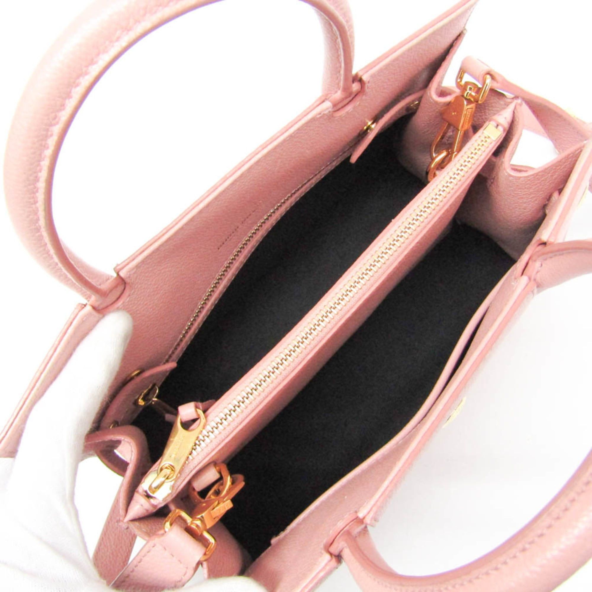 Burberry Burberry Title Bag Women's Leather Handbag,Shoulder Bag Pink Size ONE SIZE - 3 Thumbnail