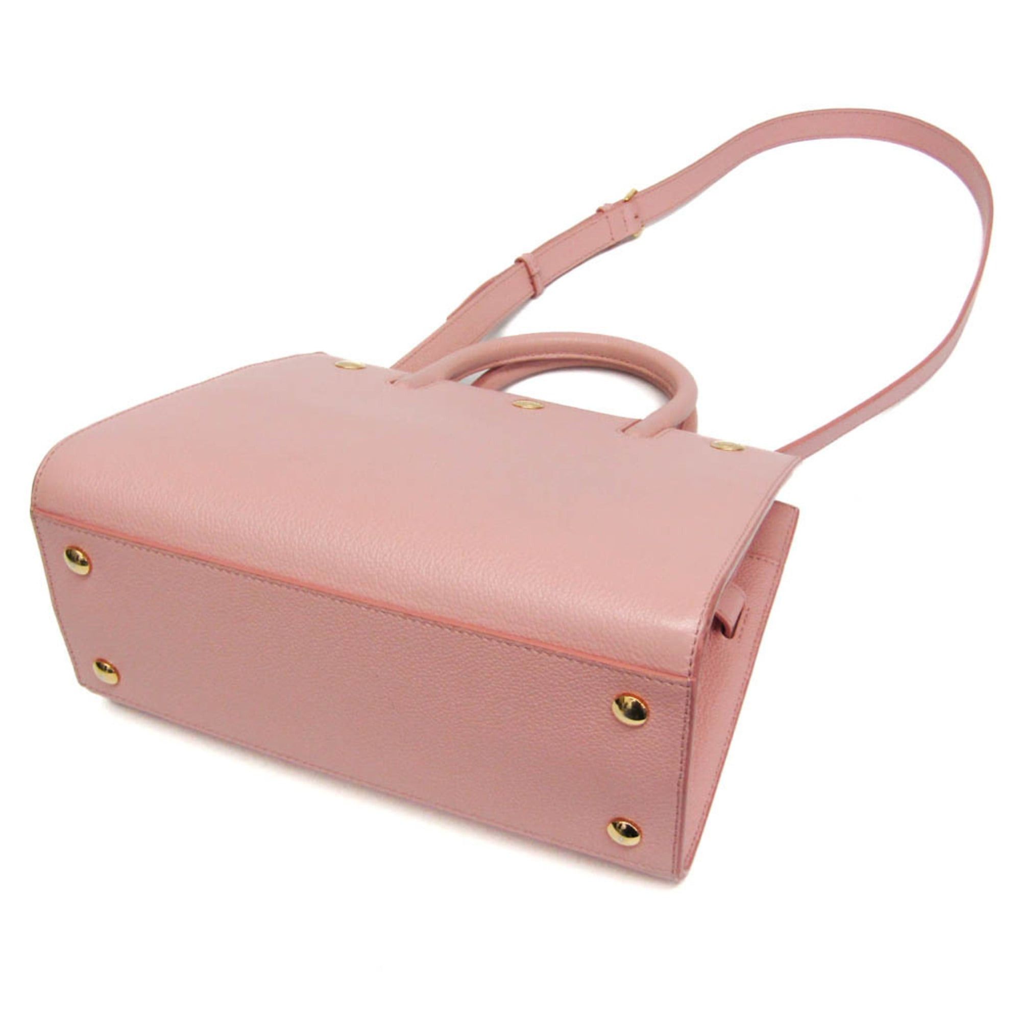 Burberry Burberry Title Bag Women's Leather Handbag,Shoulder Bag Pink Size ONE SIZE - 2 Thumbnail