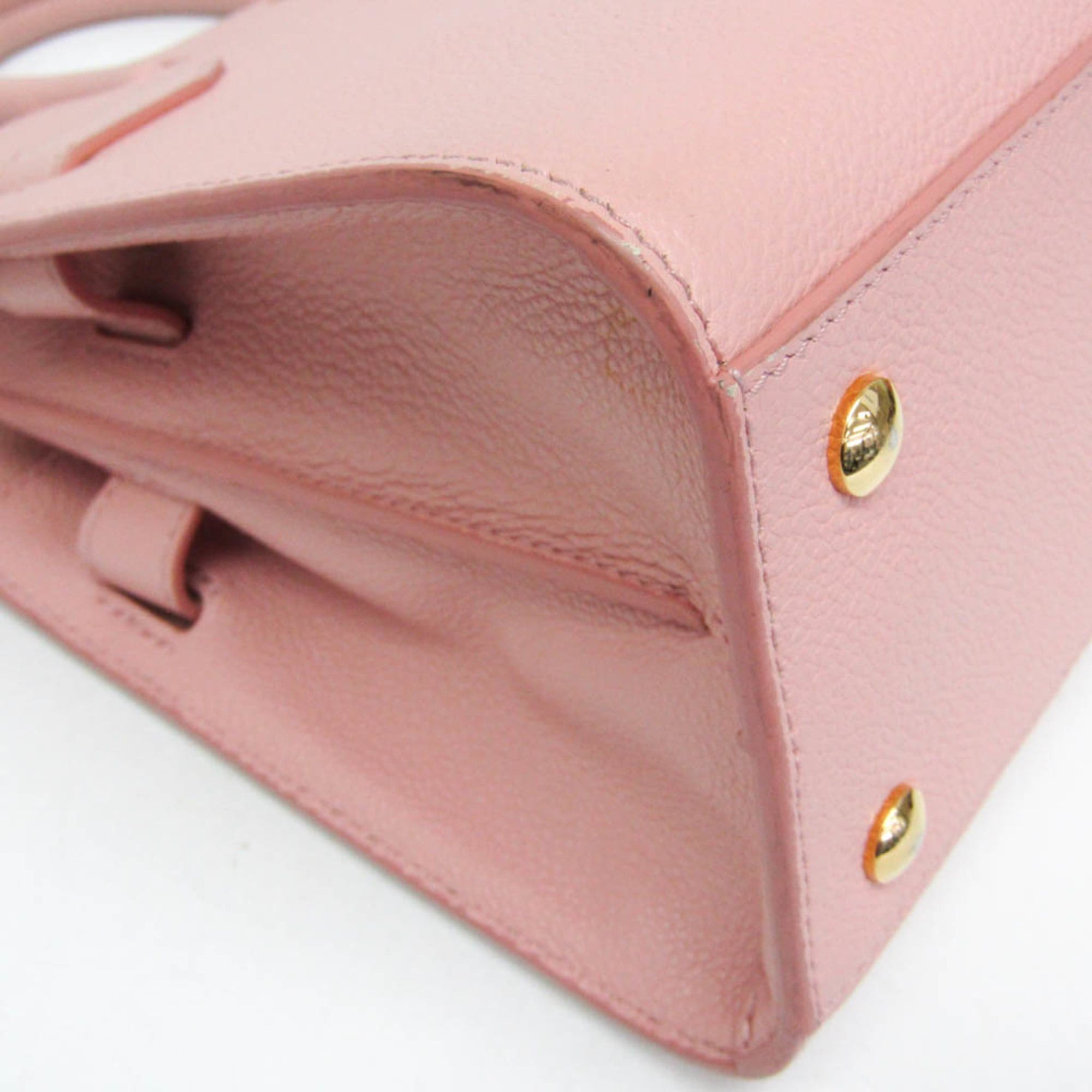 Burberry Burberry Title Bag Women's Leather Handbag,Shoulder Bag Pink Size ONE SIZE - 5 Thumbnail