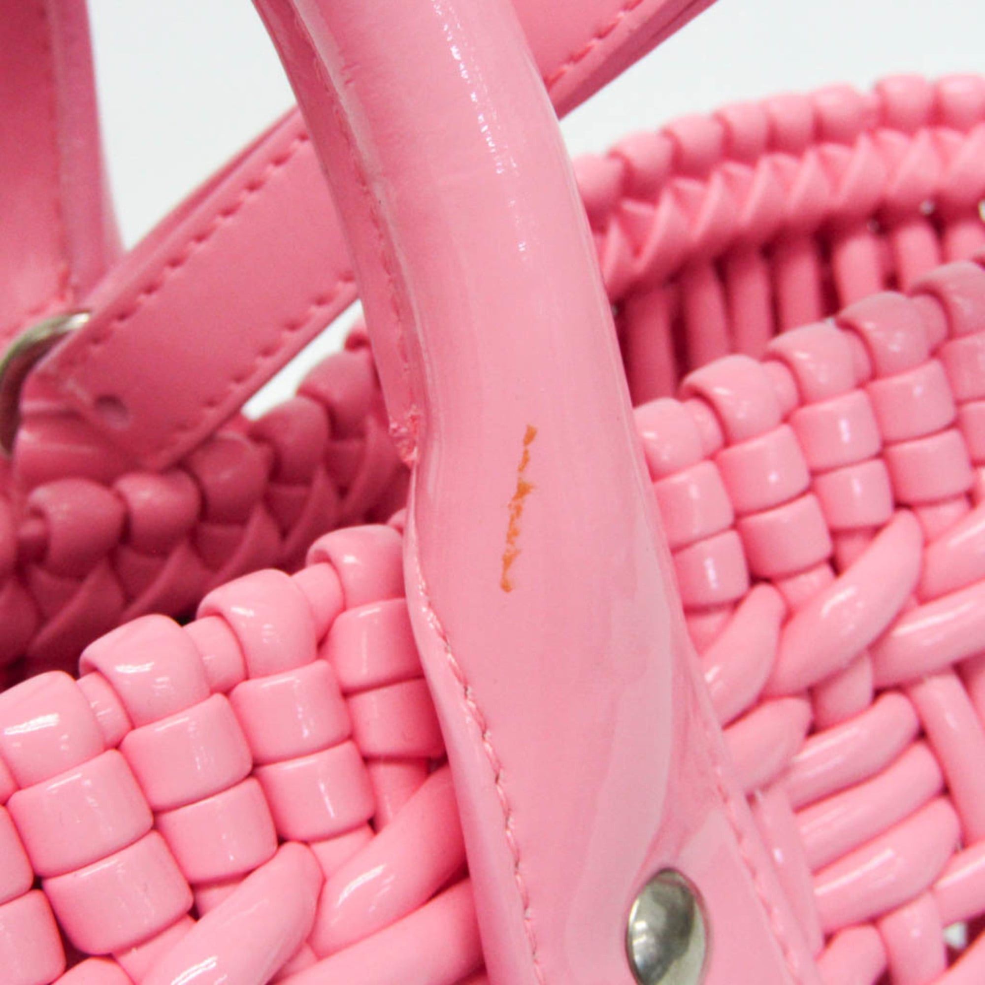 Balenciaga Balenciaga Bistro XS 671342 Women's Leather Handbag,Shoulder Bag Pink Size ONE SIZE - 11 Thumbnail