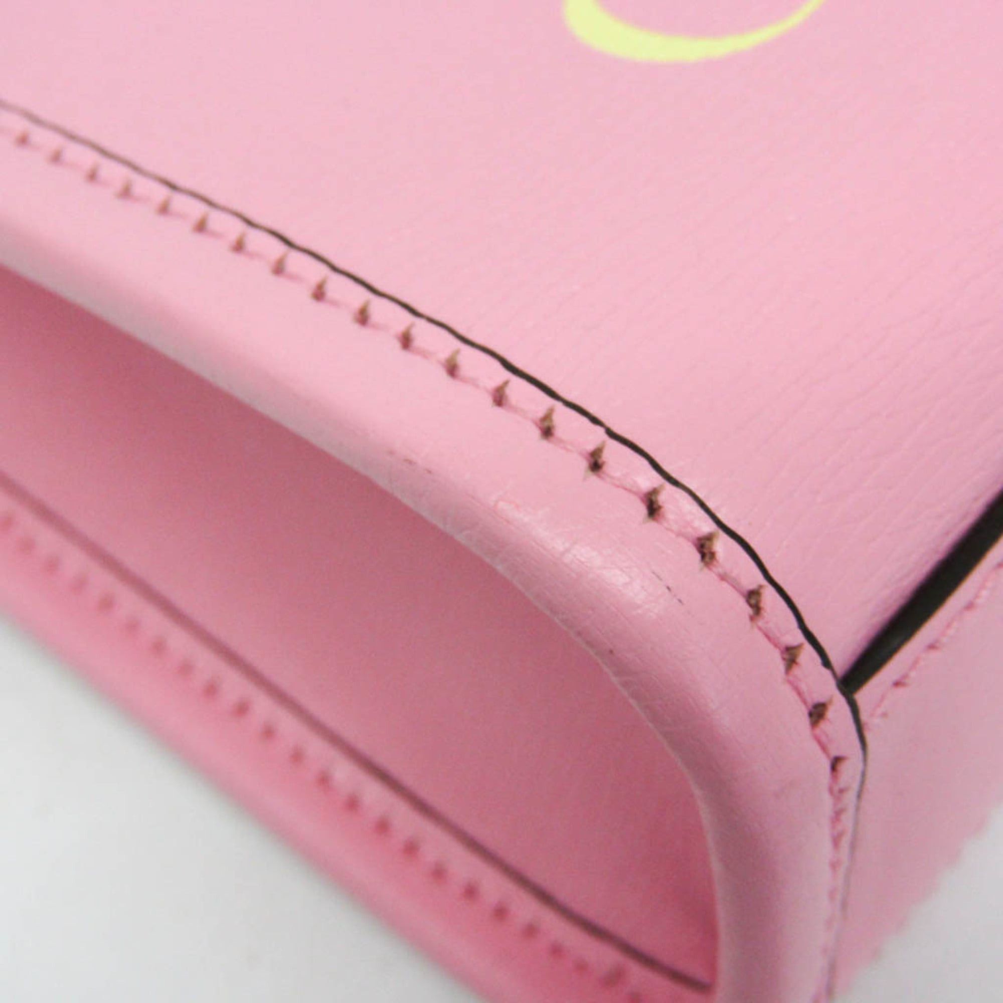 Gucci Gucci X Bananya Metal Bananya 671623 Women's Leather Handbag,Shoulder Bag Pink Size ONE SIZE - 7 Thumbnail