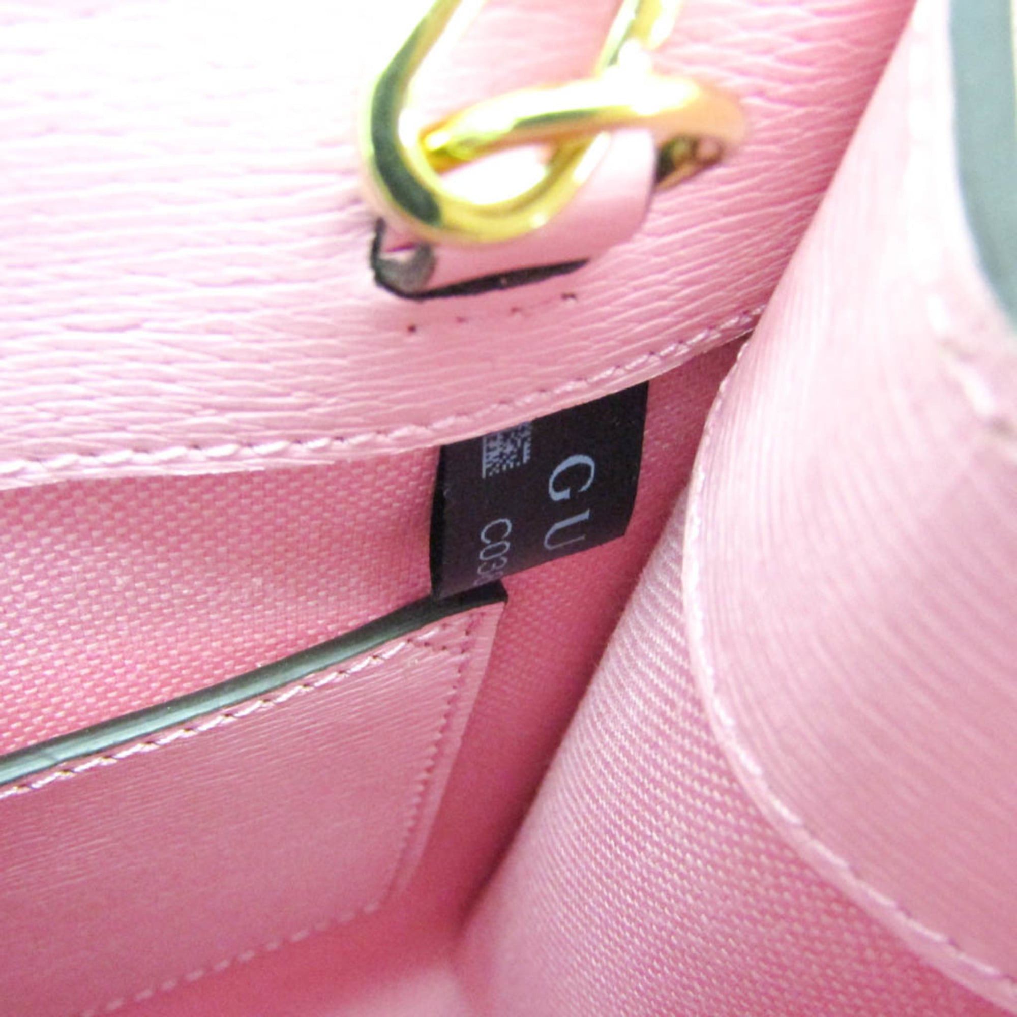Gucci Gucci X Bananya Metal Bananya 671623 Women's Leather Handbag,Shoulder Bag Pink Size ONE SIZE - 12 Thumbnail
