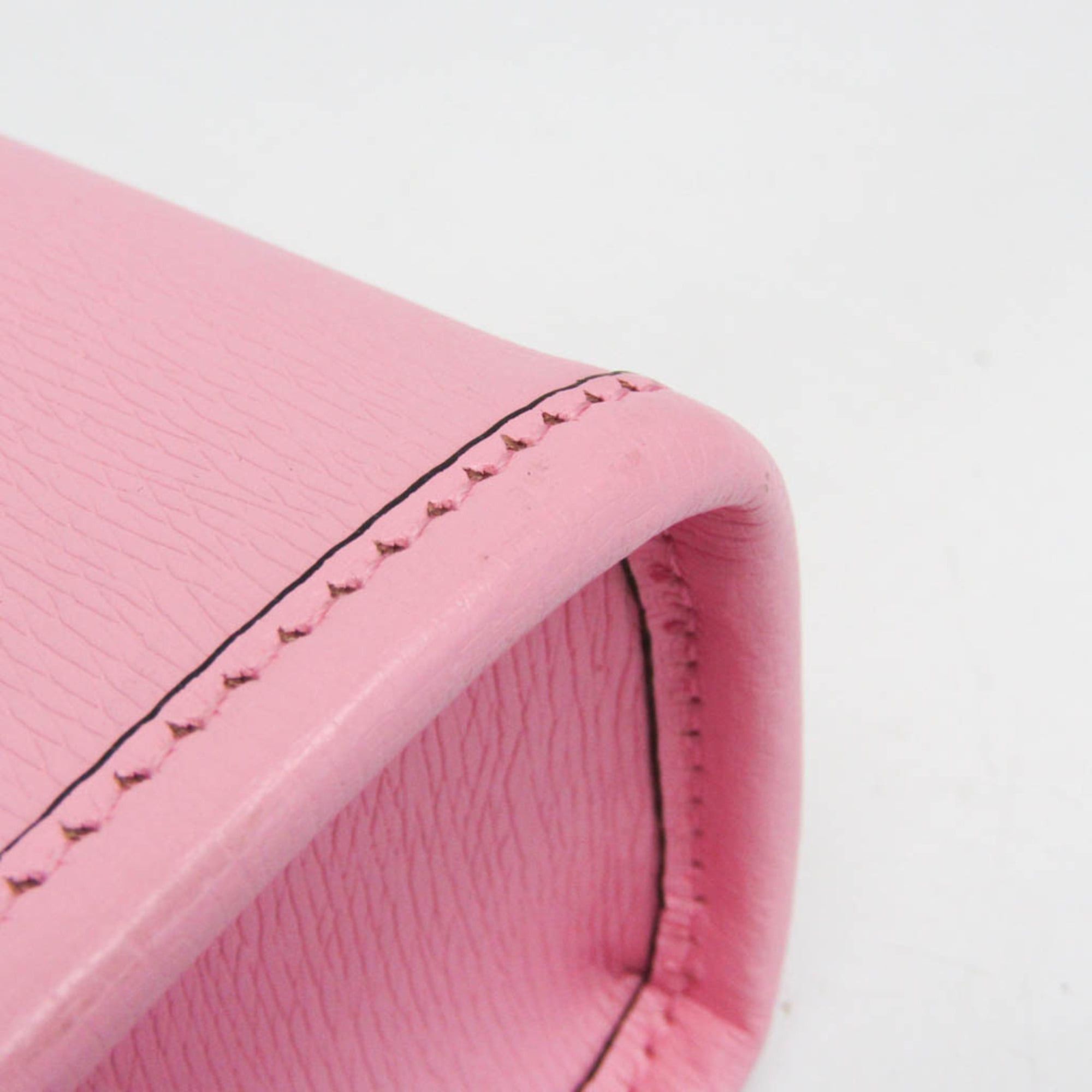 Gucci Gucci X Bananya Metal Bananya 671623 Women's Leather Handbag,Shoulder Bag Pink Size ONE SIZE - 8 Thumbnail