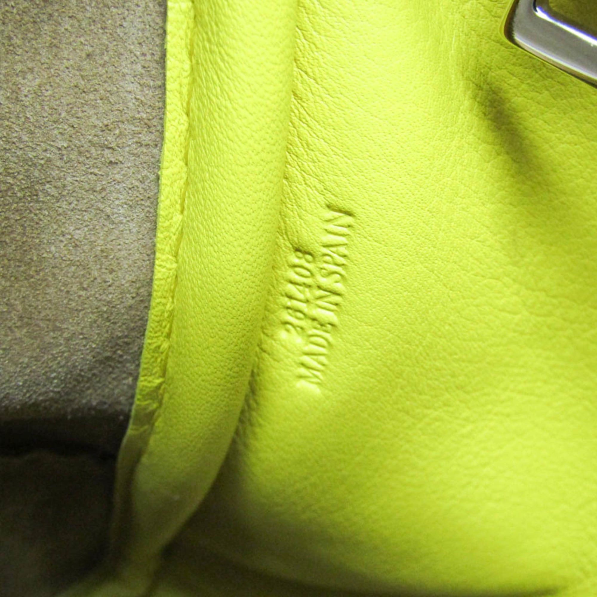 Loewe Loewe Amazona 75 Medium 301.30.L03 Women,Men Leather Handbag,Shoulder Bag Yellow Size ONE SIZE - 20 Thumbnail