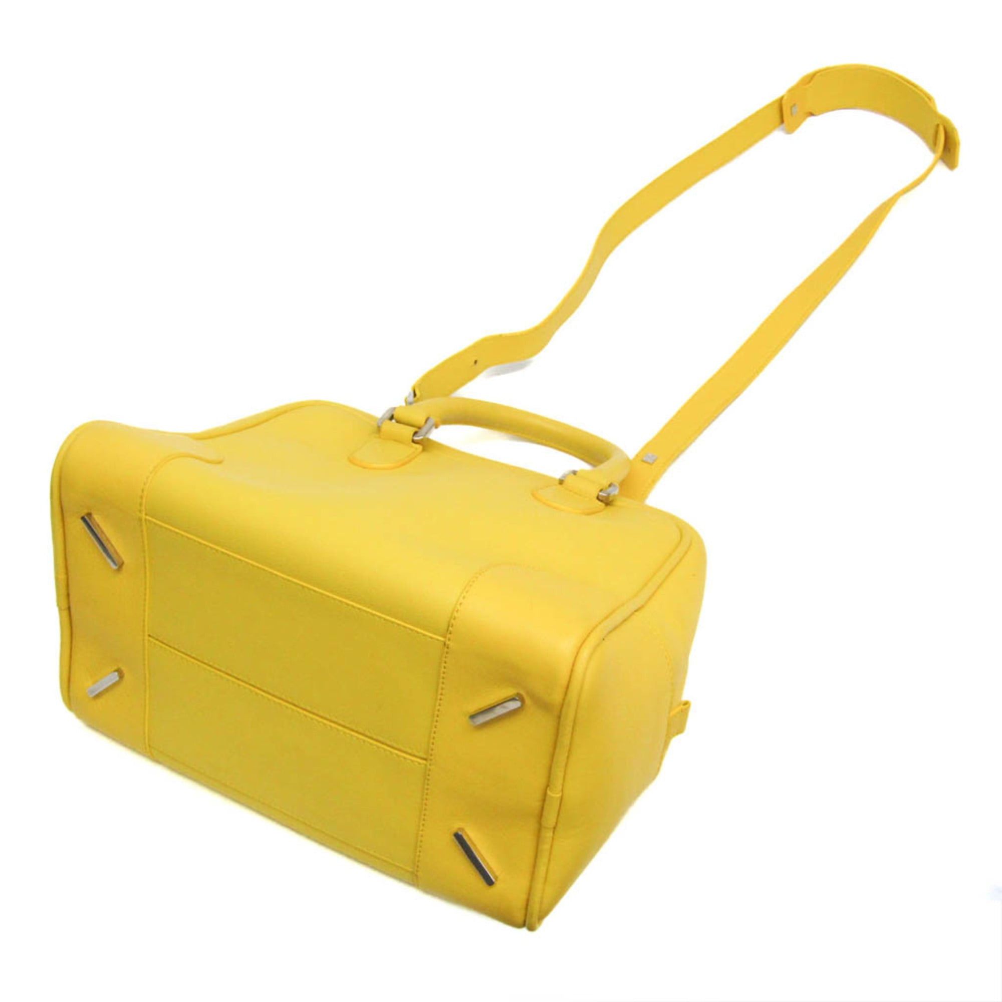 Loewe Loewe Amazona 75 Medium 301.30.L03 Women,Men Leather Handbag,Shoulder Bag Yellow Size ONE SIZE - 3 Thumbnail