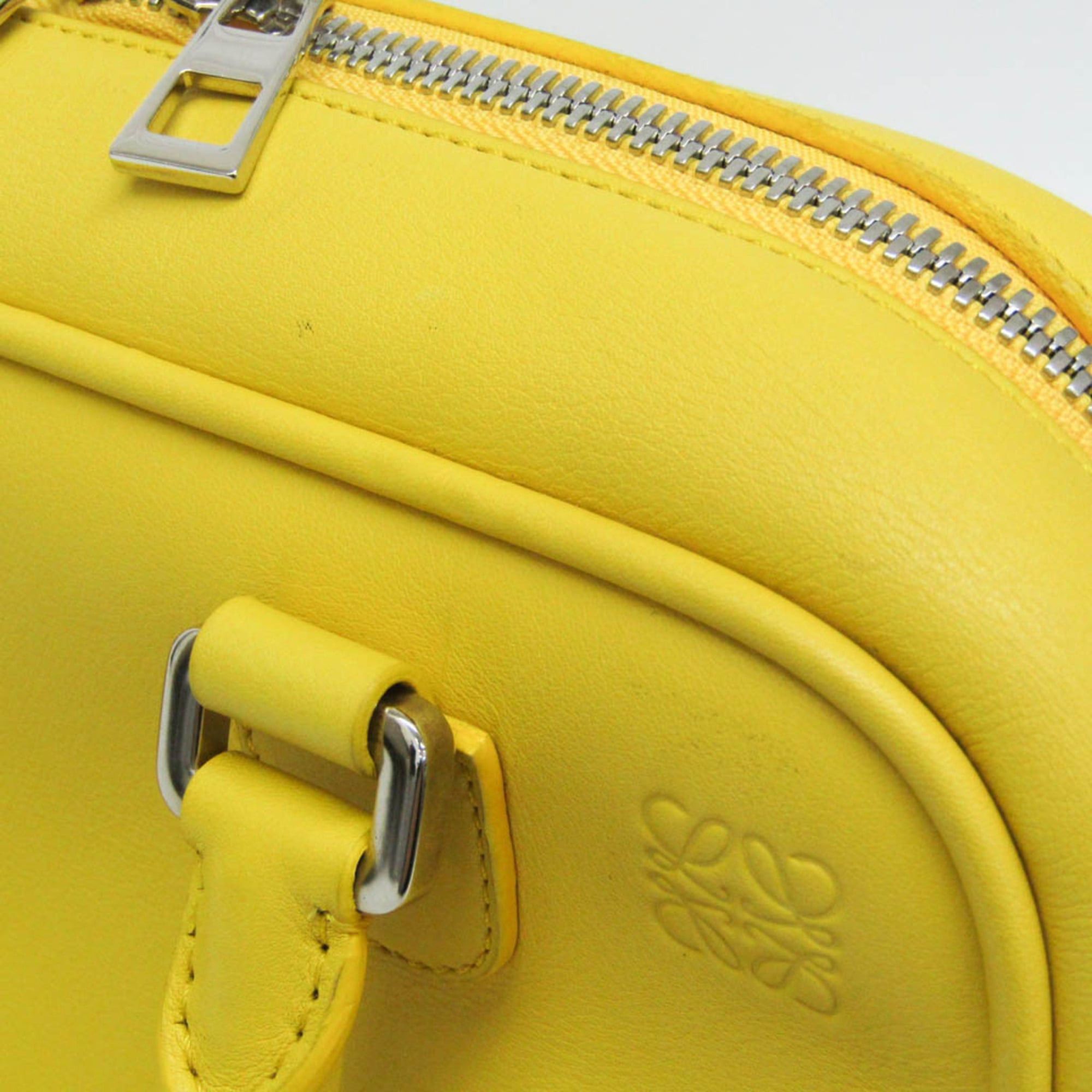 Loewe Loewe Amazona 75 Medium 301.30.L03 Women,Men Leather Handbag,Shoulder Bag Yellow Size ONE SIZE - 11 Thumbnail