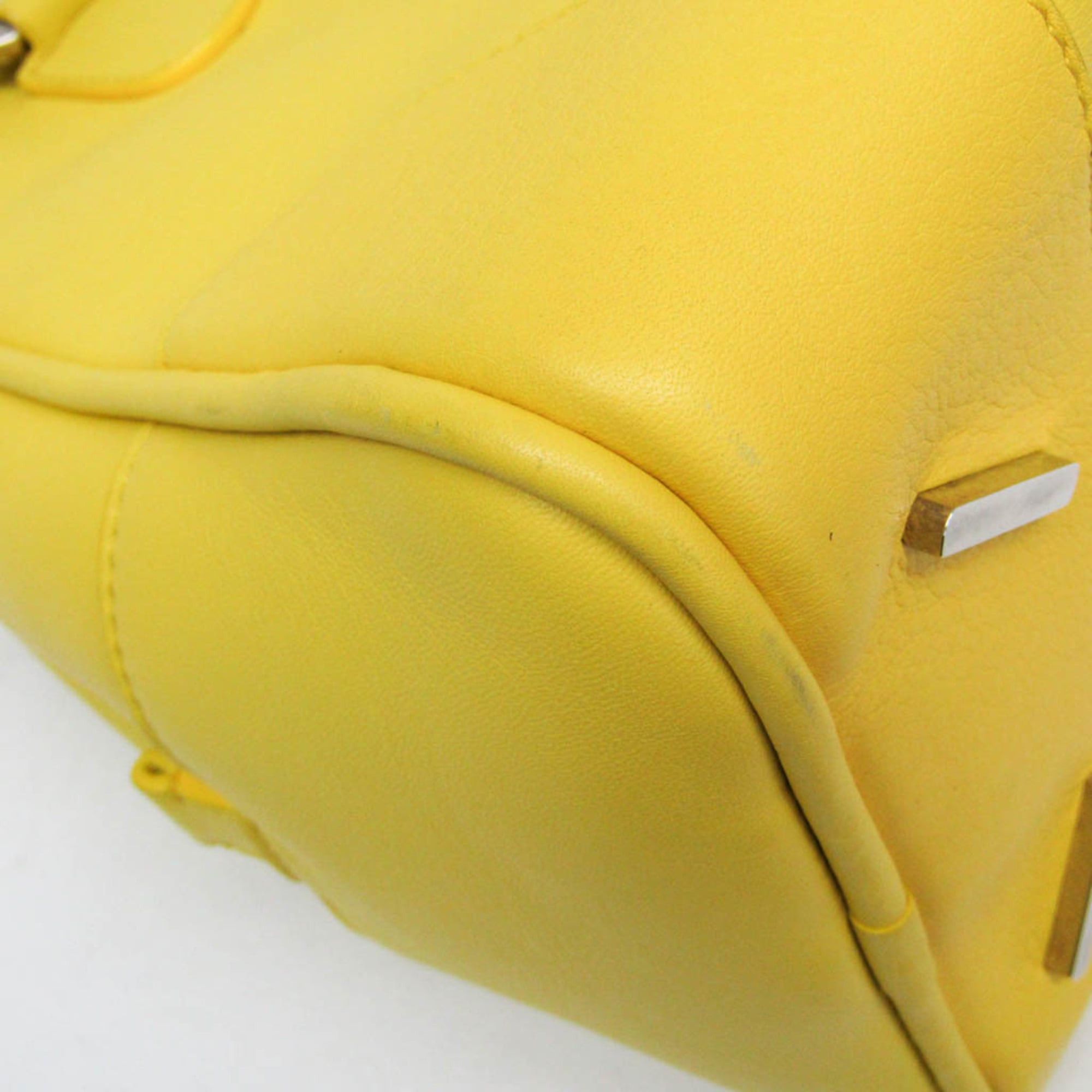 Loewe Loewe Amazona 75 Medium 301.30.L03 Women,Men Leather Handbag,Shoulder Bag Yellow Size ONE SIZE - 6 Thumbnail