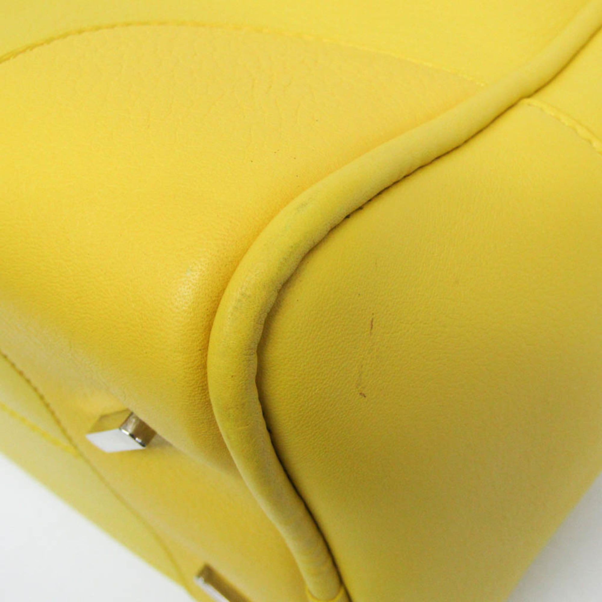 Loewe Loewe Amazona 75 Medium 301.30.L03 Women,Men Leather Handbag,Shoulder Bag Yellow Size ONE SIZE - 5 Thumbnail