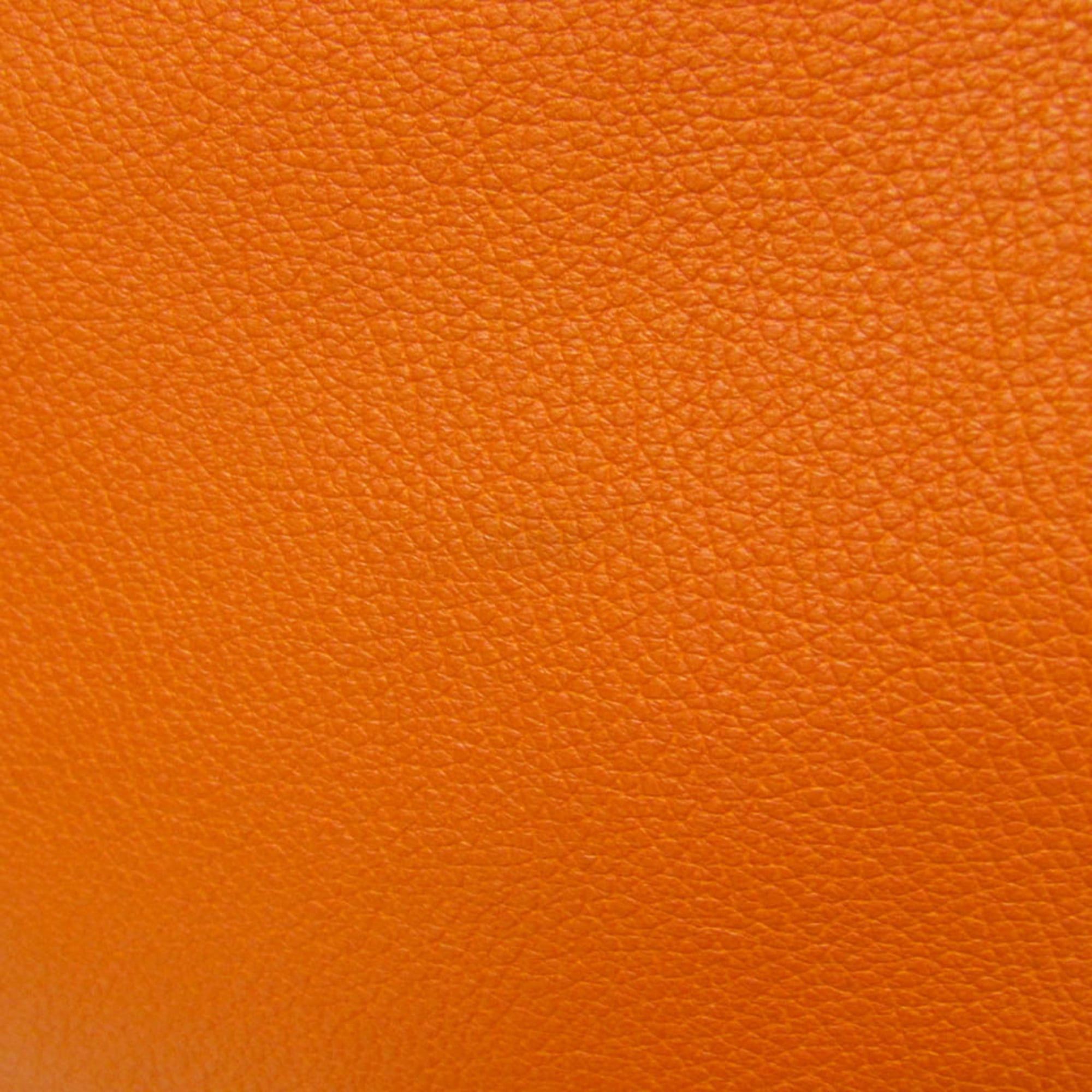 Gucci Gucci Logo Tote 674822 Women's Leather Handbag,Shoulder Bag Orange Size ONE SIZE - 11 Thumbnail