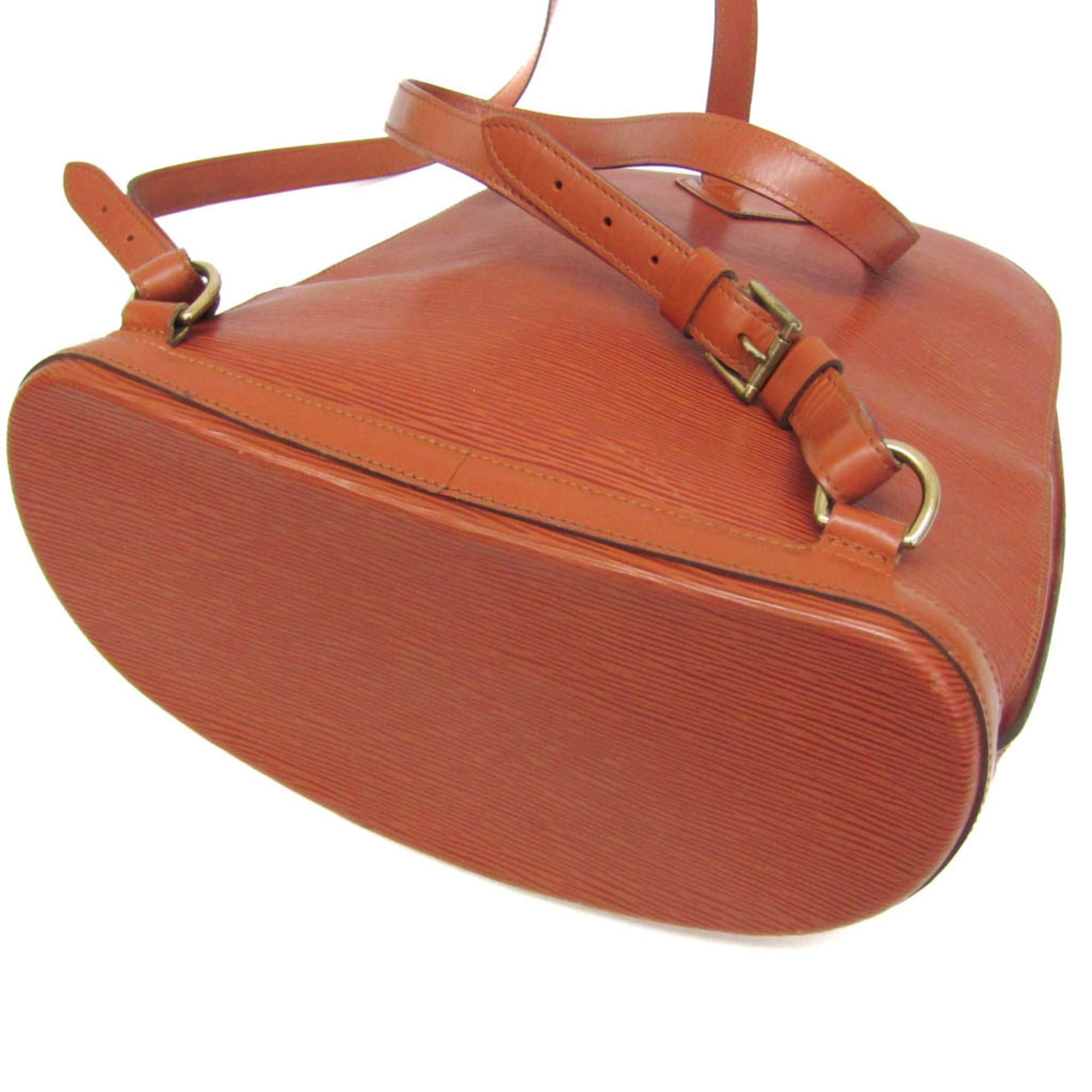 Louis Vuitton Louis Vuitton Epi Gobelin M52293 Women's Backpack Kenyan Brown Size ONE SIZE - 4 Thumbnail