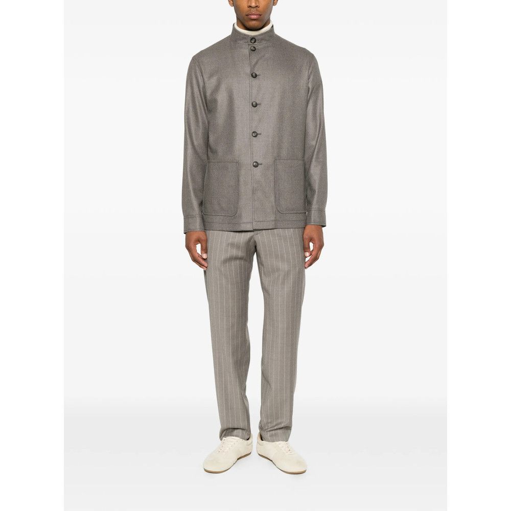 Tagliatore Tagliatore GREY Jackets - Shirt Jackets Size US M / EU 48-50 / 2 - 4 Thumbnail