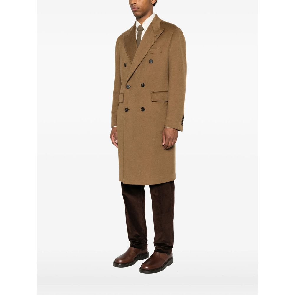 Tagliatore Tagliatore BROWN Coats - Double Breasted Coats Size US M / EU 48-50 / 2 - 5 Thumbnail