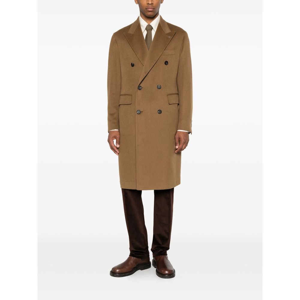 Tagliatore Tagliatore BROWN Coats - Double Breasted Coats Size US M / EU 48-50 / 2 - 4 Thumbnail