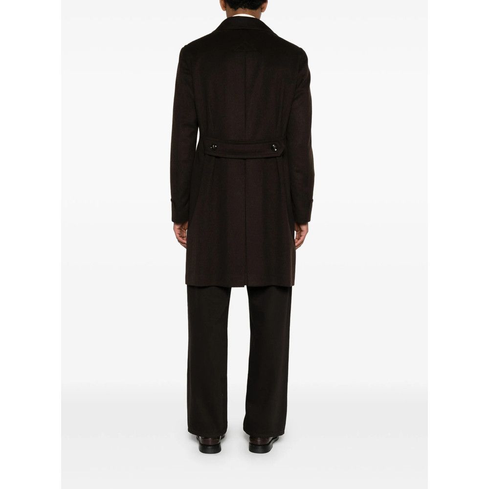 Tagliatore Tagliatore BROWN Coats - Double Breasted Coats Size US L / EU 52-54 / 3 - 5 Thumbnail