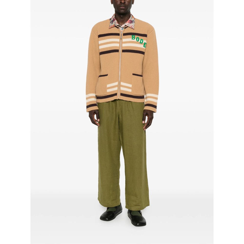 Arte Antwerp Arte Antwerp GREEN Trousers - Wide-Leg Trousers Size US 34 / EU 50 - 5 Thumbnail