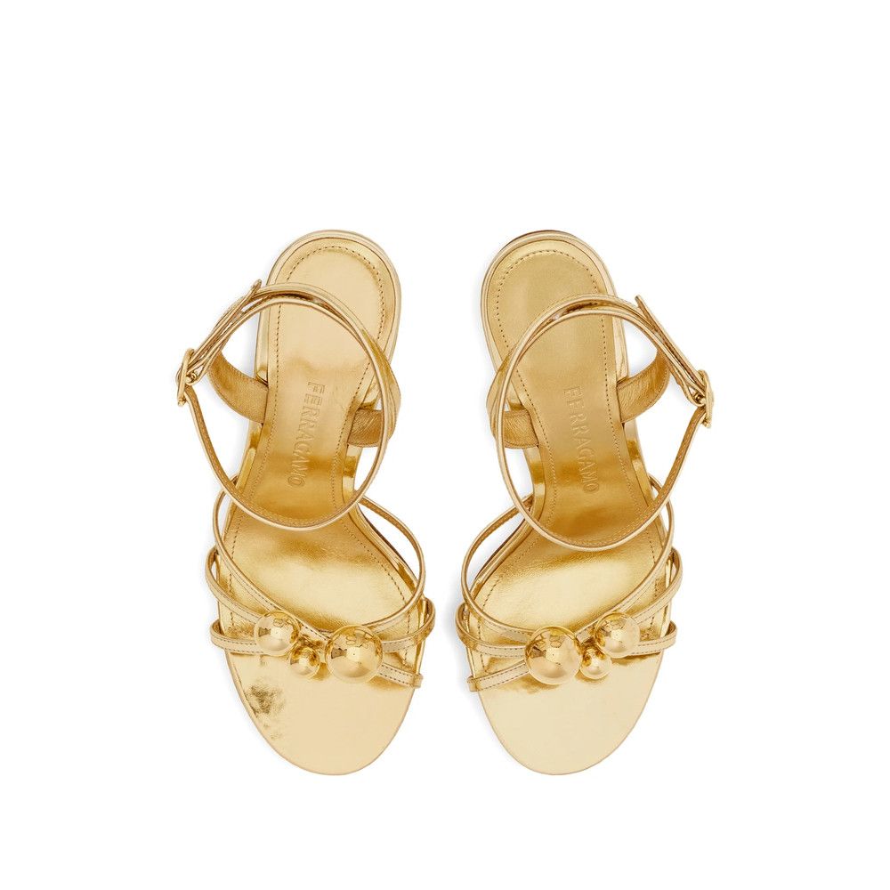 Salvatore Ferragamo Ferragamo GOLD Boots Size US 8 / IT 38 - 3 Thumbnail