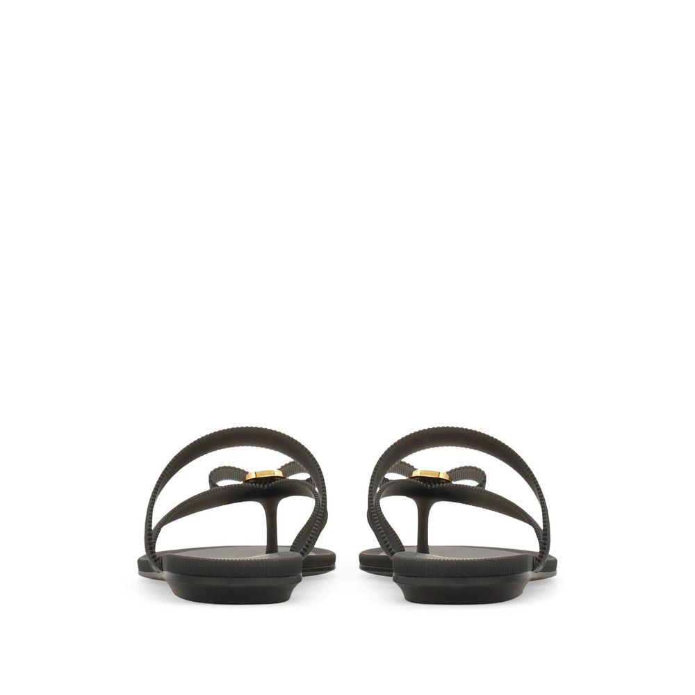 Salvatore Ferragamo Ferragamo BLACK Flip-Flops & Slides Size US 5 / IT 35 - 4 Thumbnail