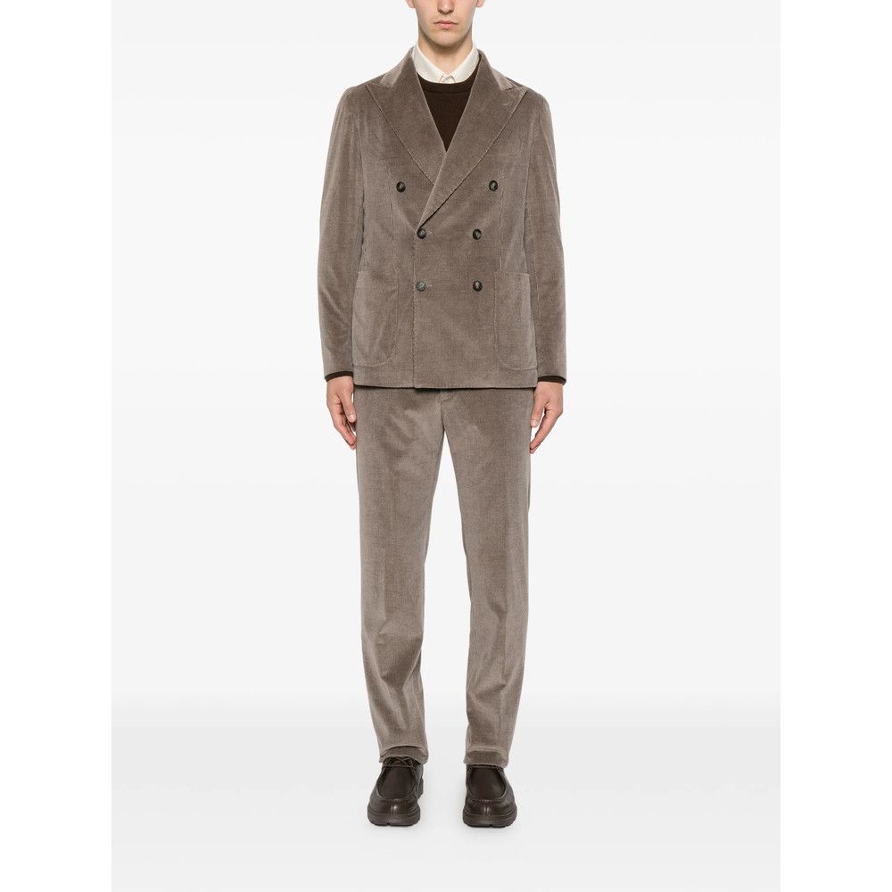 Tagliatore Tagliatore BROWN Suits - Double Breasted Suits Size US M / EU 48-50 / 2 - 2 Thumbnail