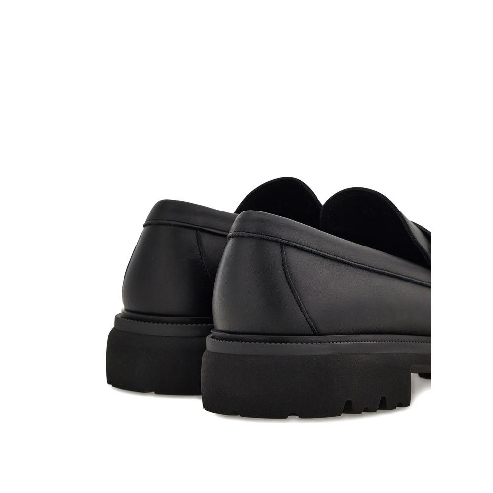 Salvatore Ferragamo Ferragamo BLACK Loafers Size US 12 / EU 45 - 2 Thumbnail