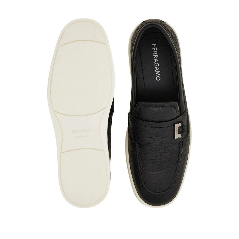Salvatore Ferragamo Ferragamo BLACK Loafers Size US 9 / EU 42 - 4 Thumbnail