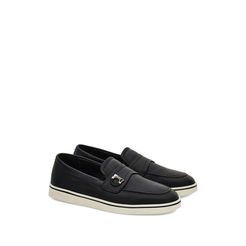 Salvatore Ferragamo Ferragamo BLACK Loafers Size US 10 / EU 43 - 3 Thumbnail