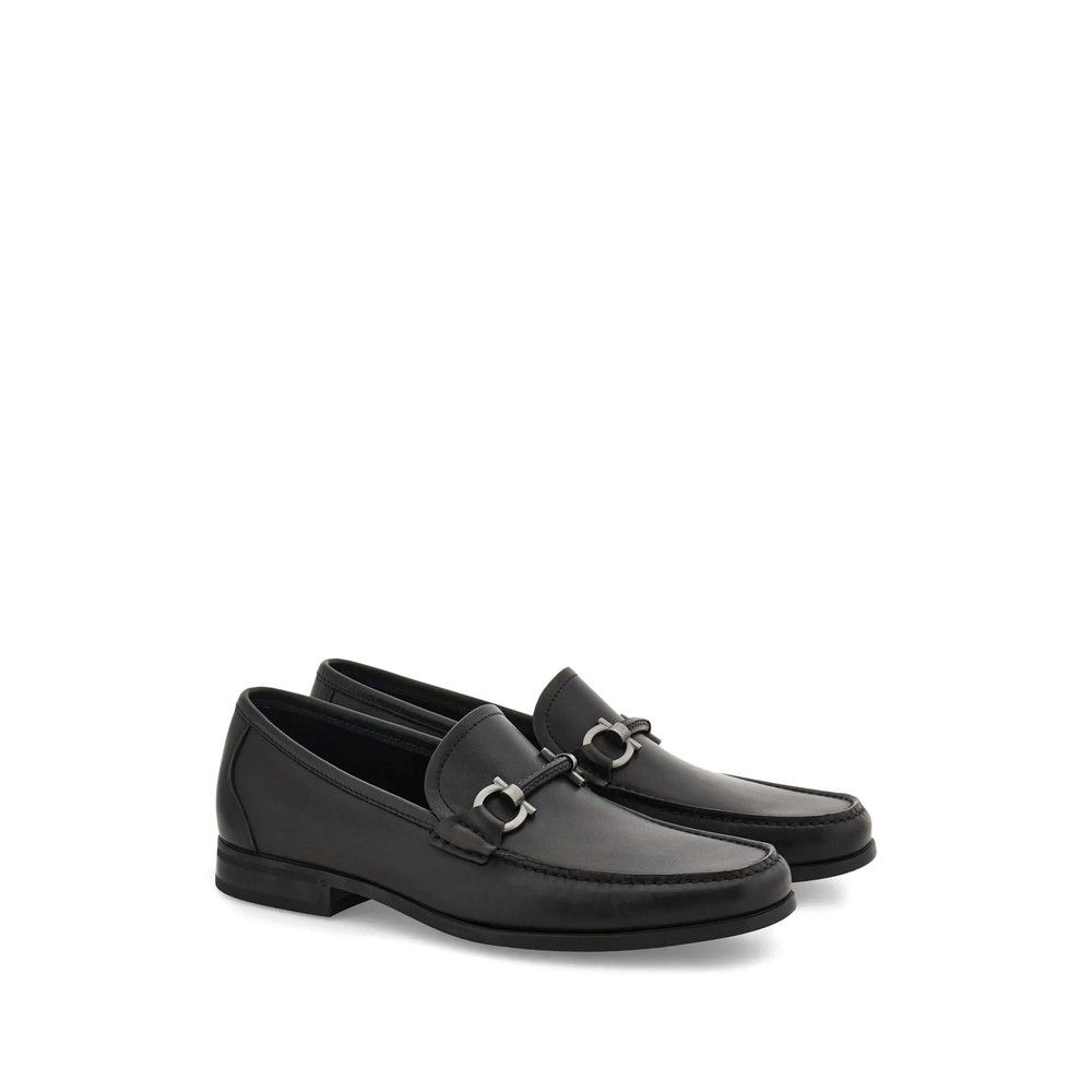 Salvatore Ferragamo Ferragamo BLACK Loafers Size US 12 / EU 45 - 3 Thumbnail