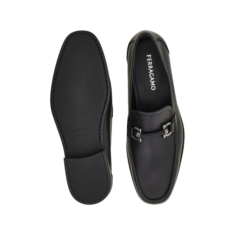 Salvatore Ferragamo Ferragamo BLACK Loafers Size US 10.5 / EU 43-44 - 4 Thumbnail
