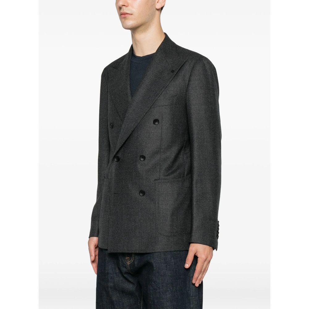 Tagliatore Tagliatore GREY Jackets - Blazers Size US L / EU 52-54 / 3 - 2 Thumbnail