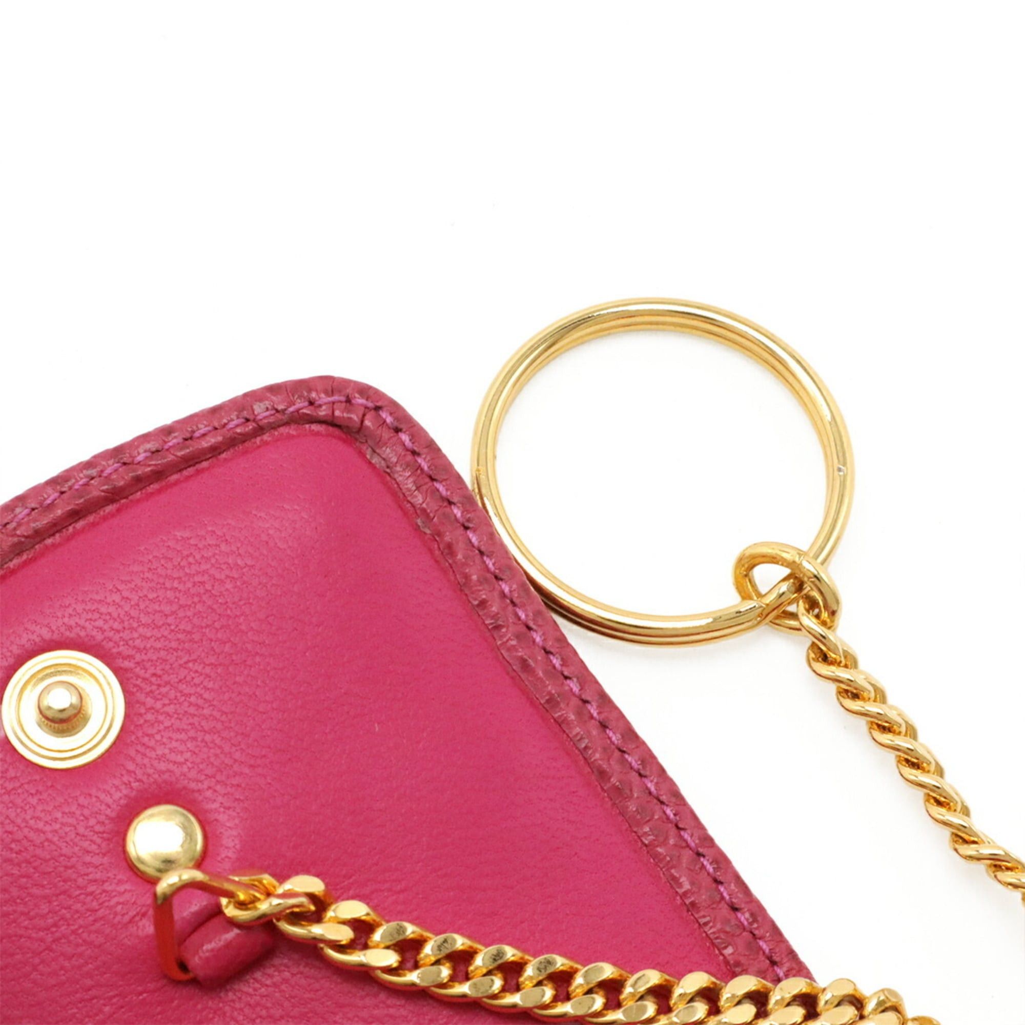 Chanel CHANEL Coco Mark Cigarette Case, Tobacco iQOS Handbag, Pouch, Caviar Leather, Fuchsia Pink Size ONE SIZE - 7 Thumbnail