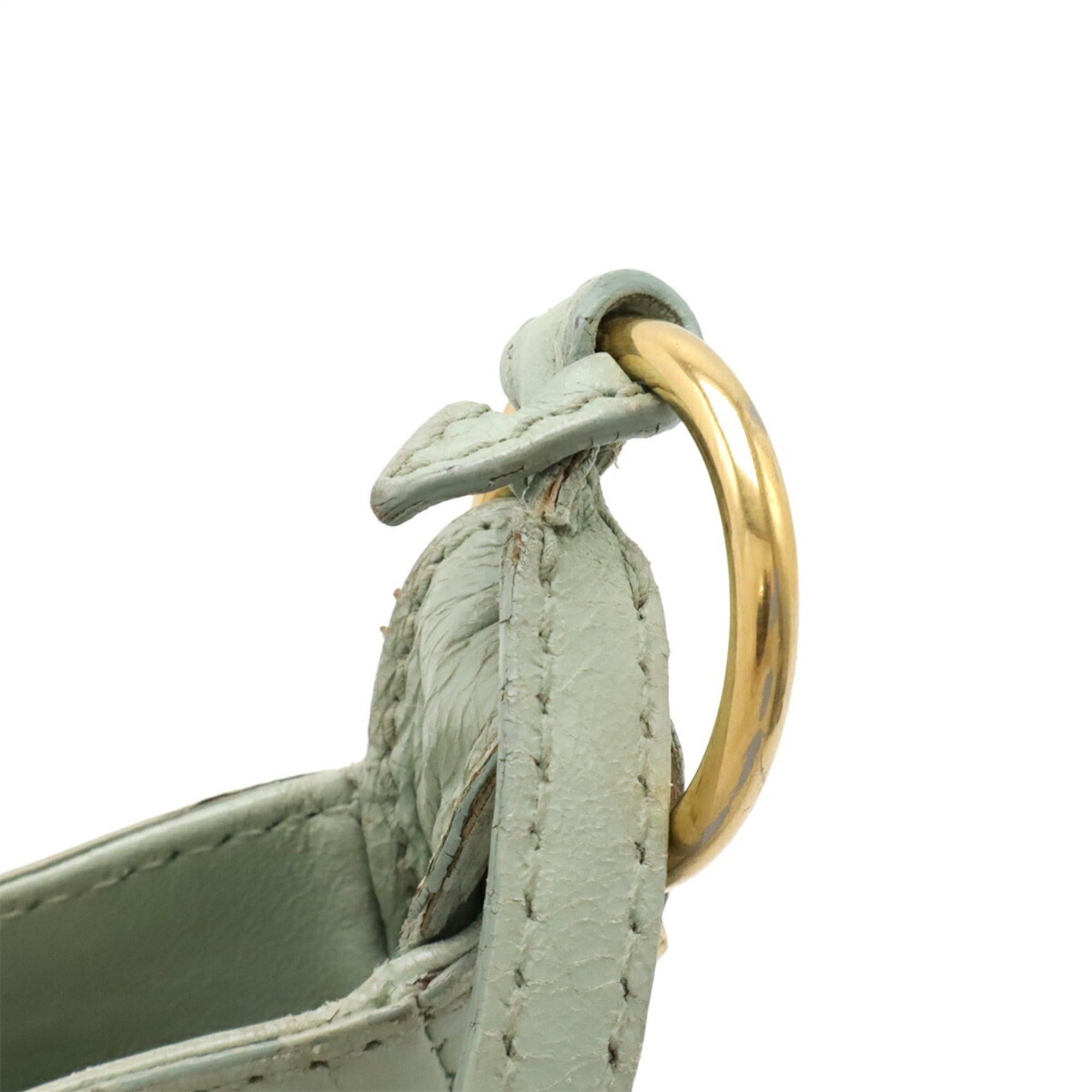 Balenciaga BALENCIAGA Giant Hip Shoulder Bag, Pouch, Clutch Leather, Light Green, Item No. 237203 Size ONE SIZE - 6 Thumbnail