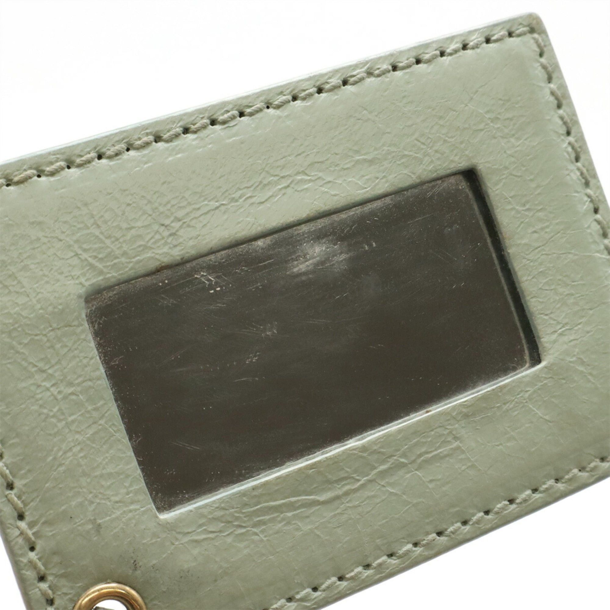 Balenciaga BALENCIAGA Giant Hip Shoulder Bag, Pouch, Clutch Leather, Light Green, Item No. 237203 Size ONE SIZE - 10 Thumbnail
